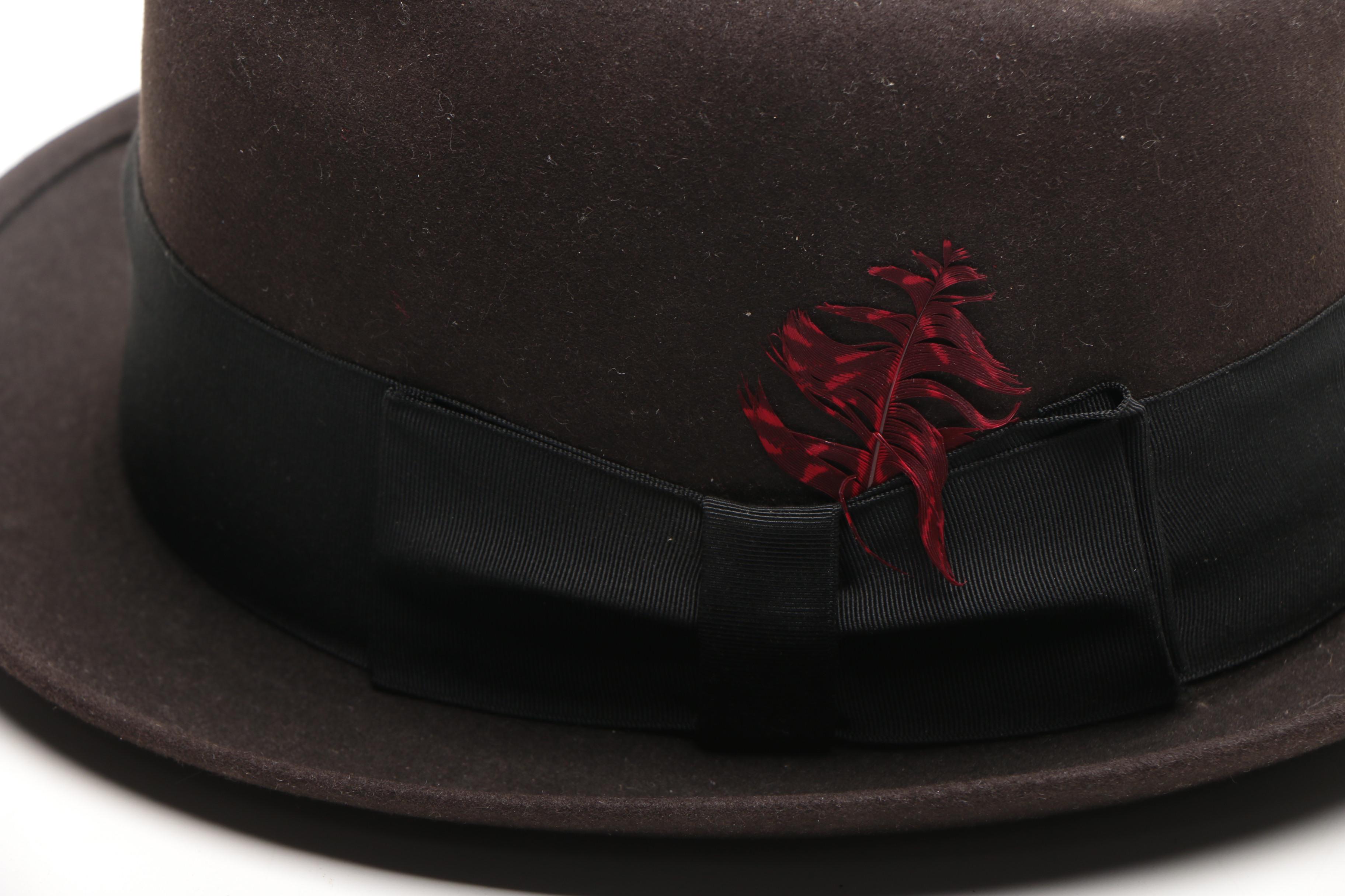 Assorted Black Fedoras