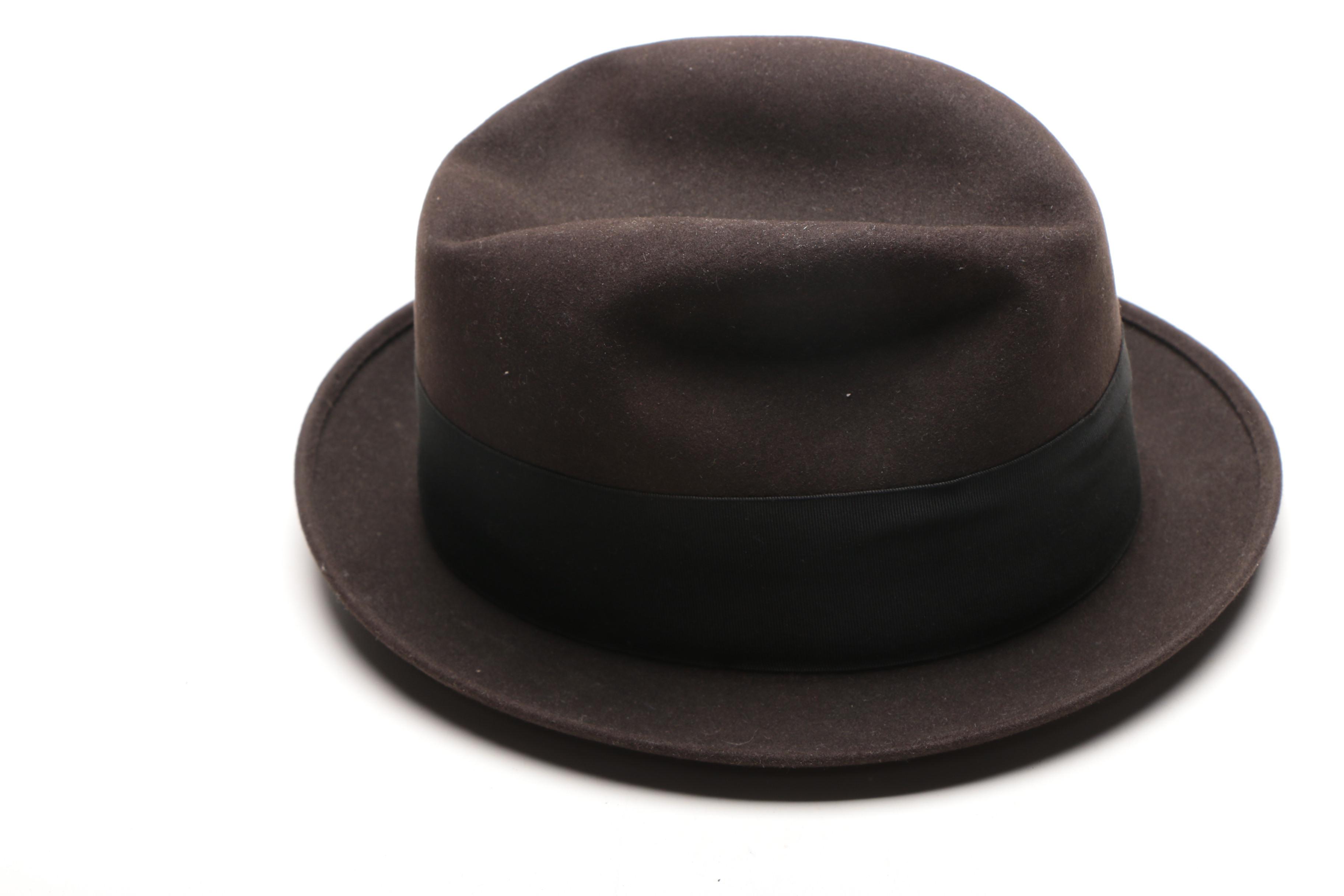 Assorted Black Fedoras