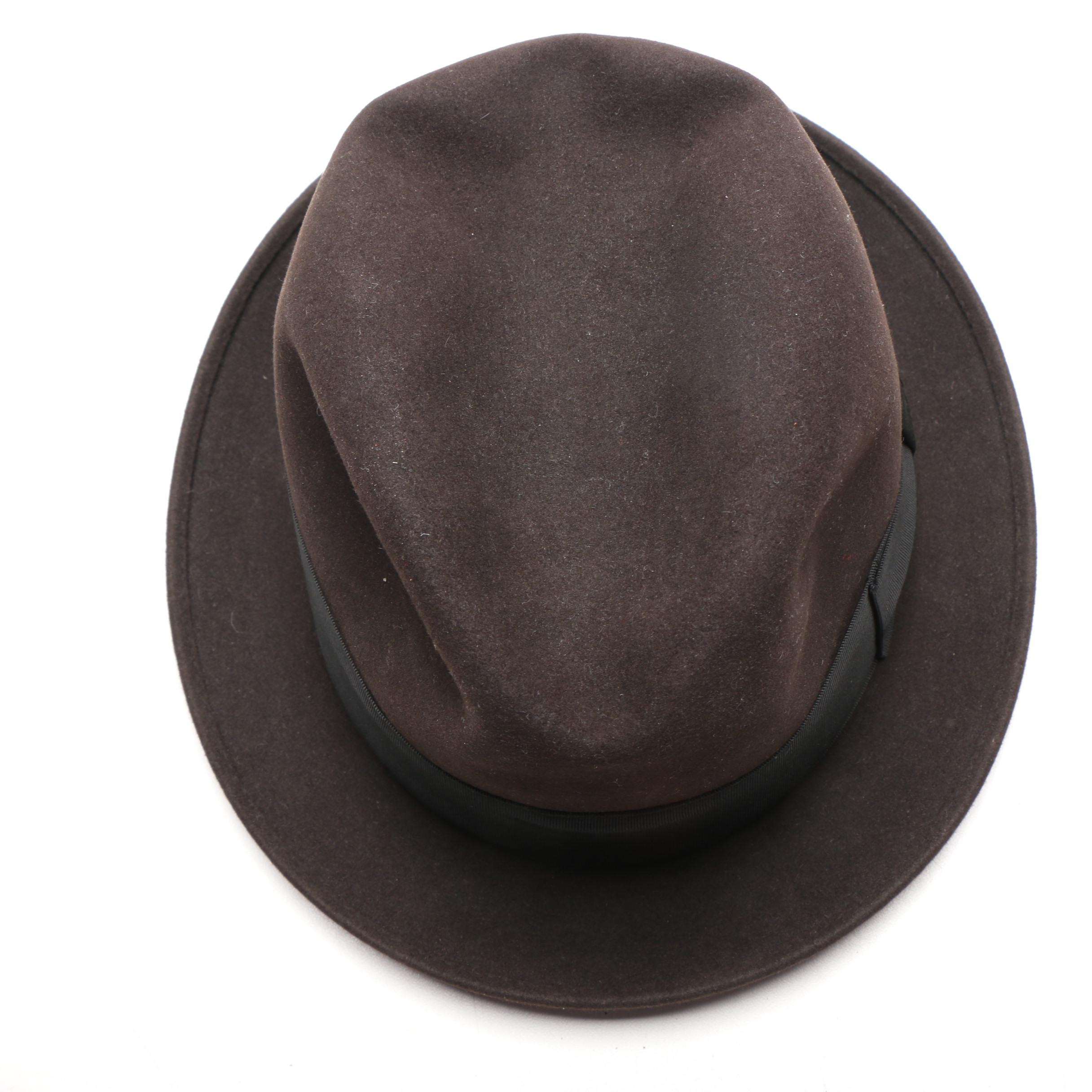 Assorted Black Fedoras