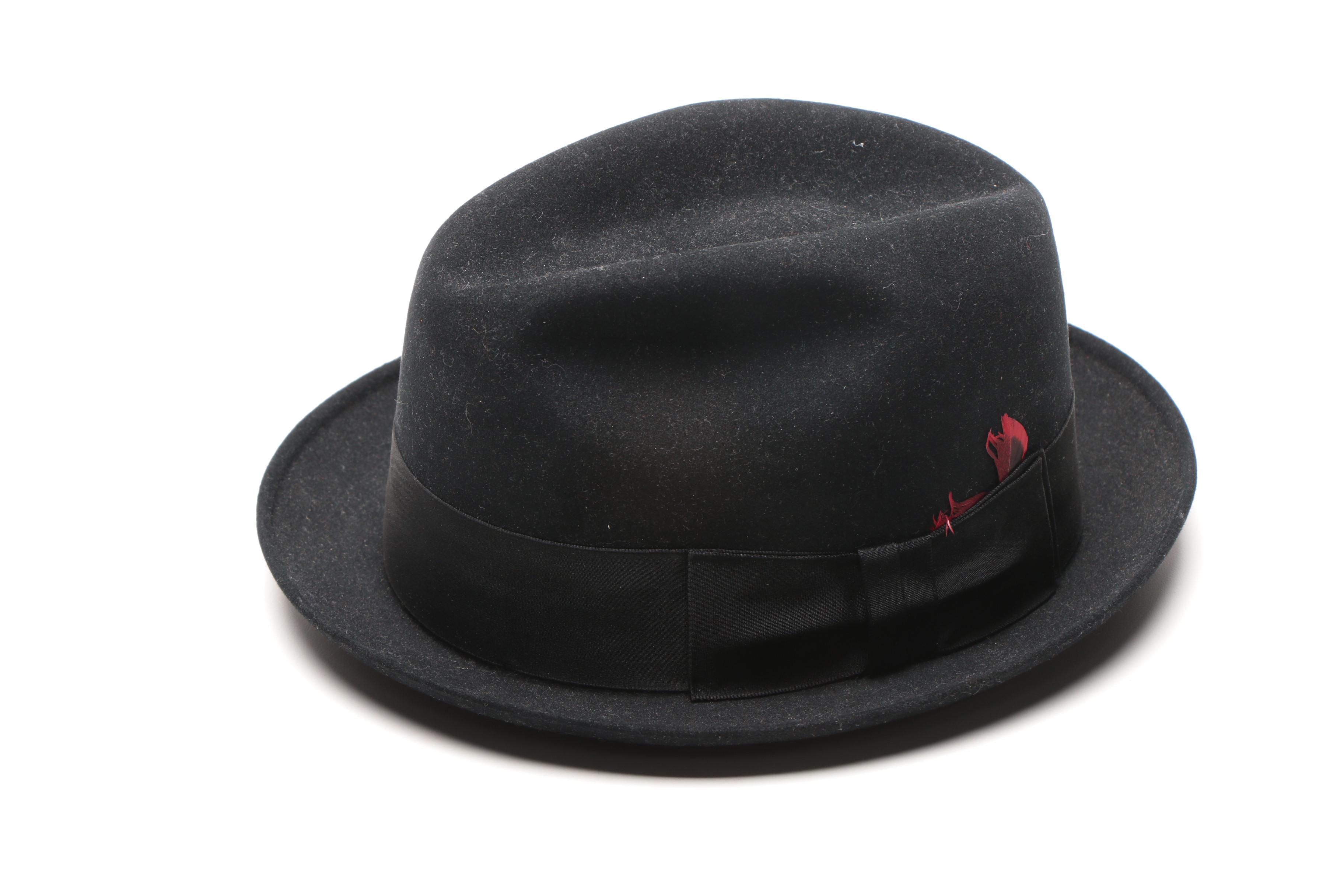 Assorted Black Fedoras