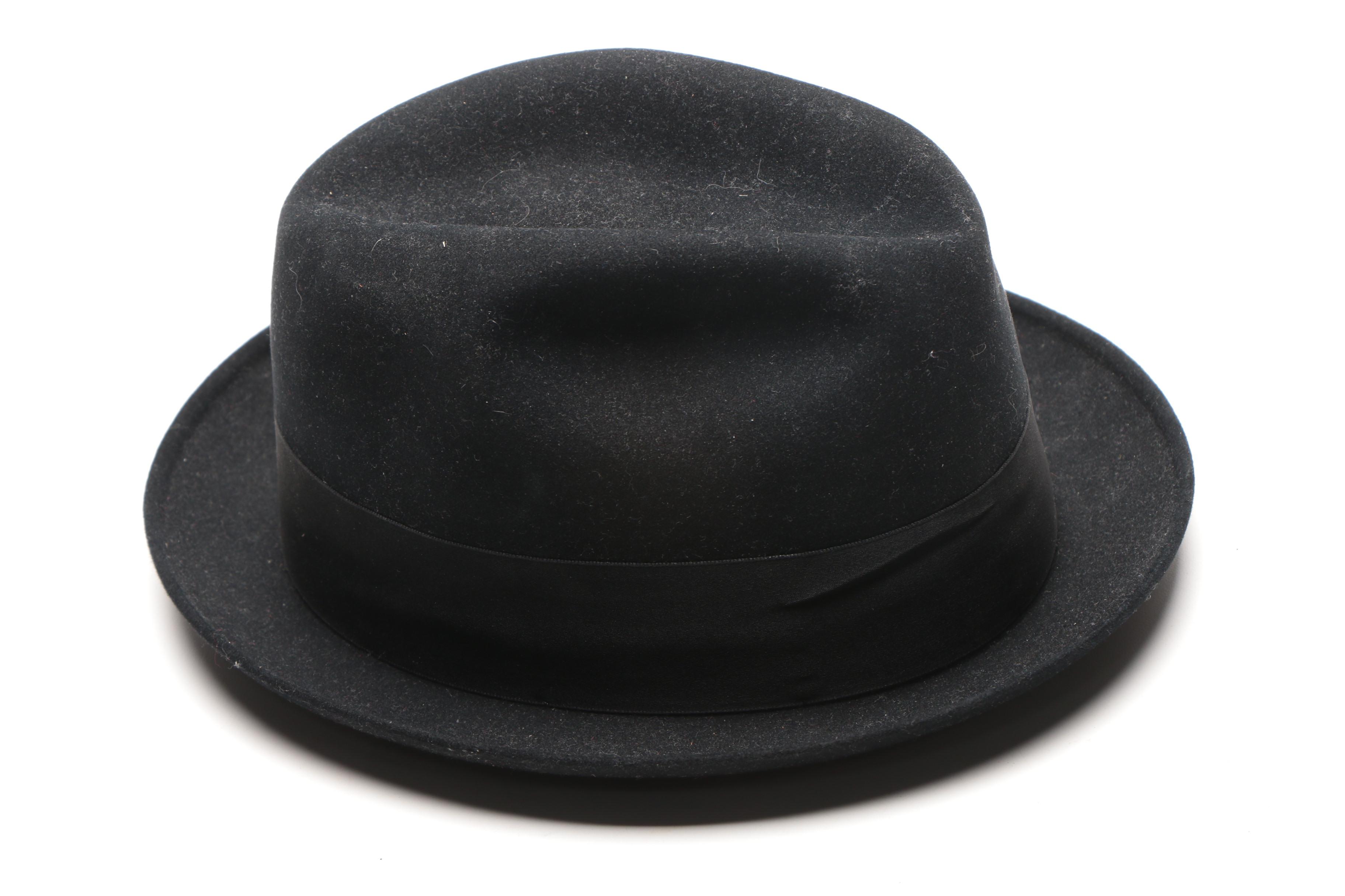 Assorted Black Fedoras