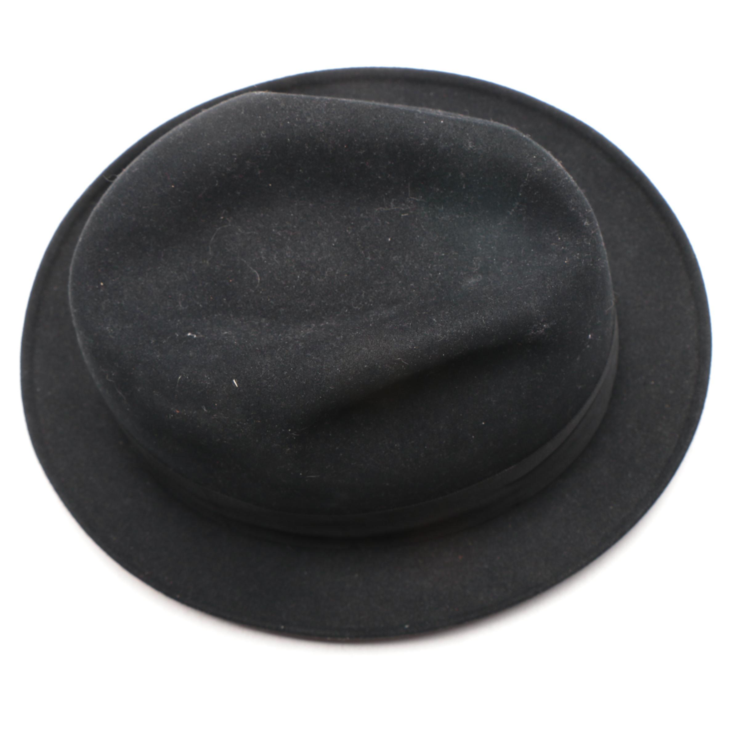 Assorted Black Fedoras