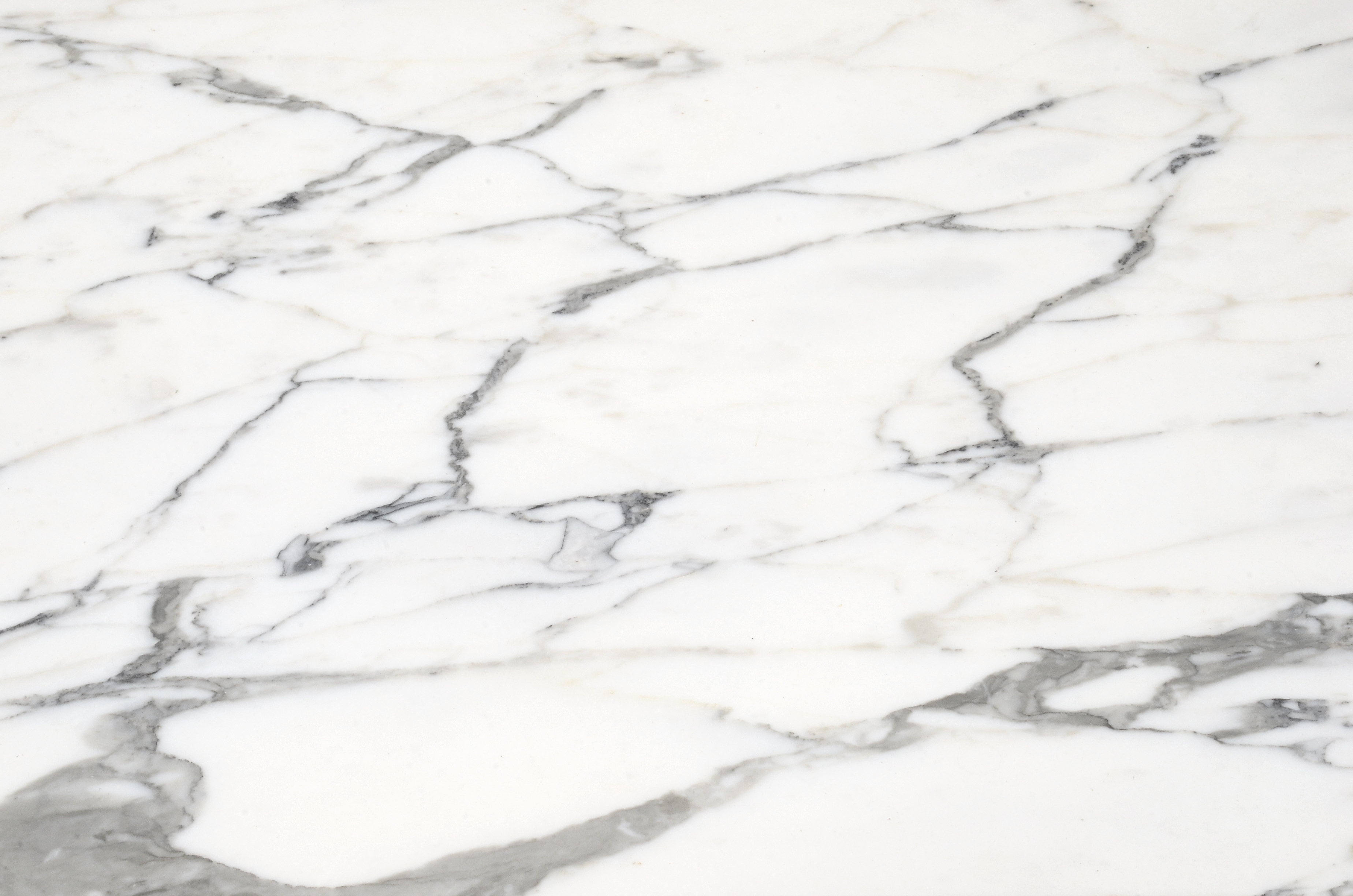 Mid-Century Coffee Table With Elongated Marble Top