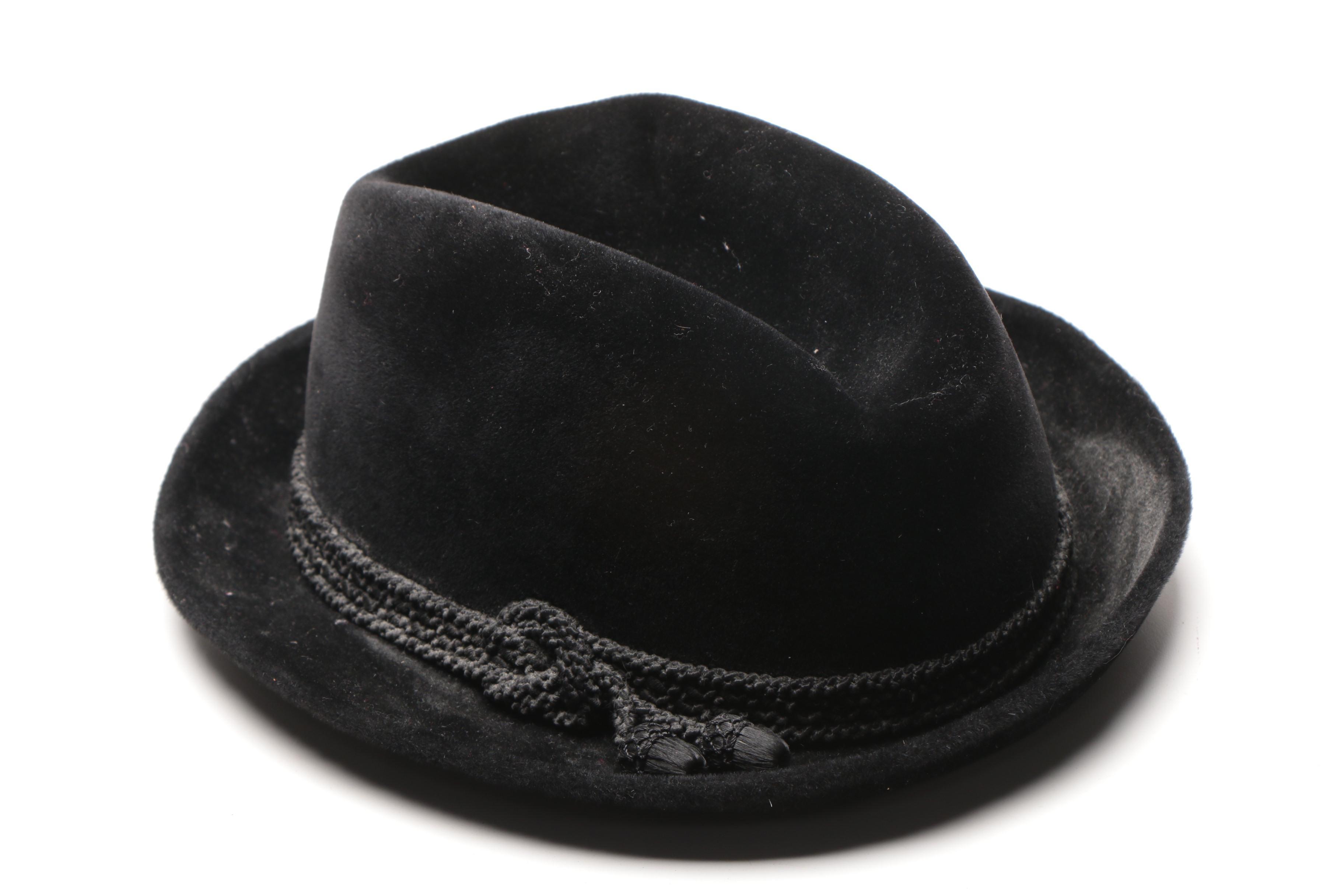 Assorted Black Fedoras