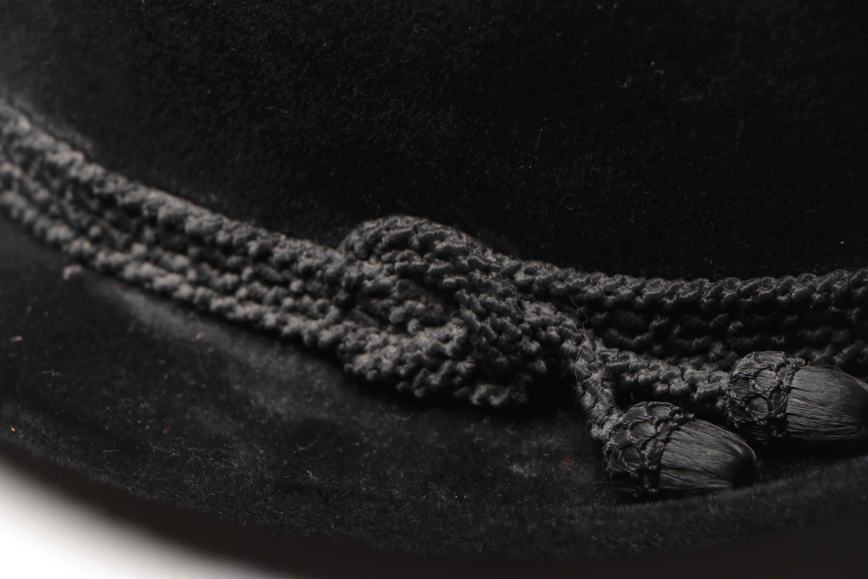 Assorted Black Fedoras