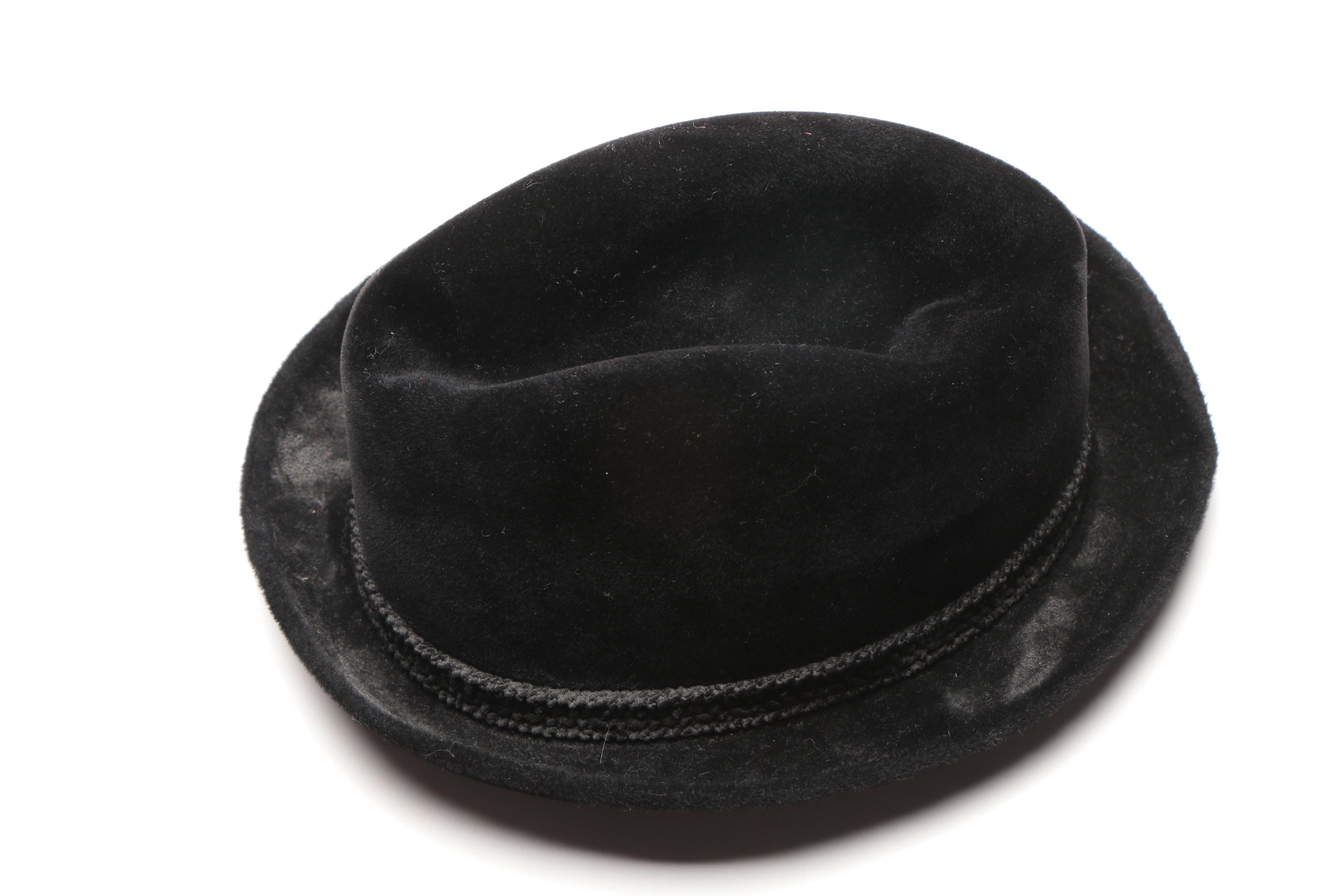 Assorted Black Fedoras
