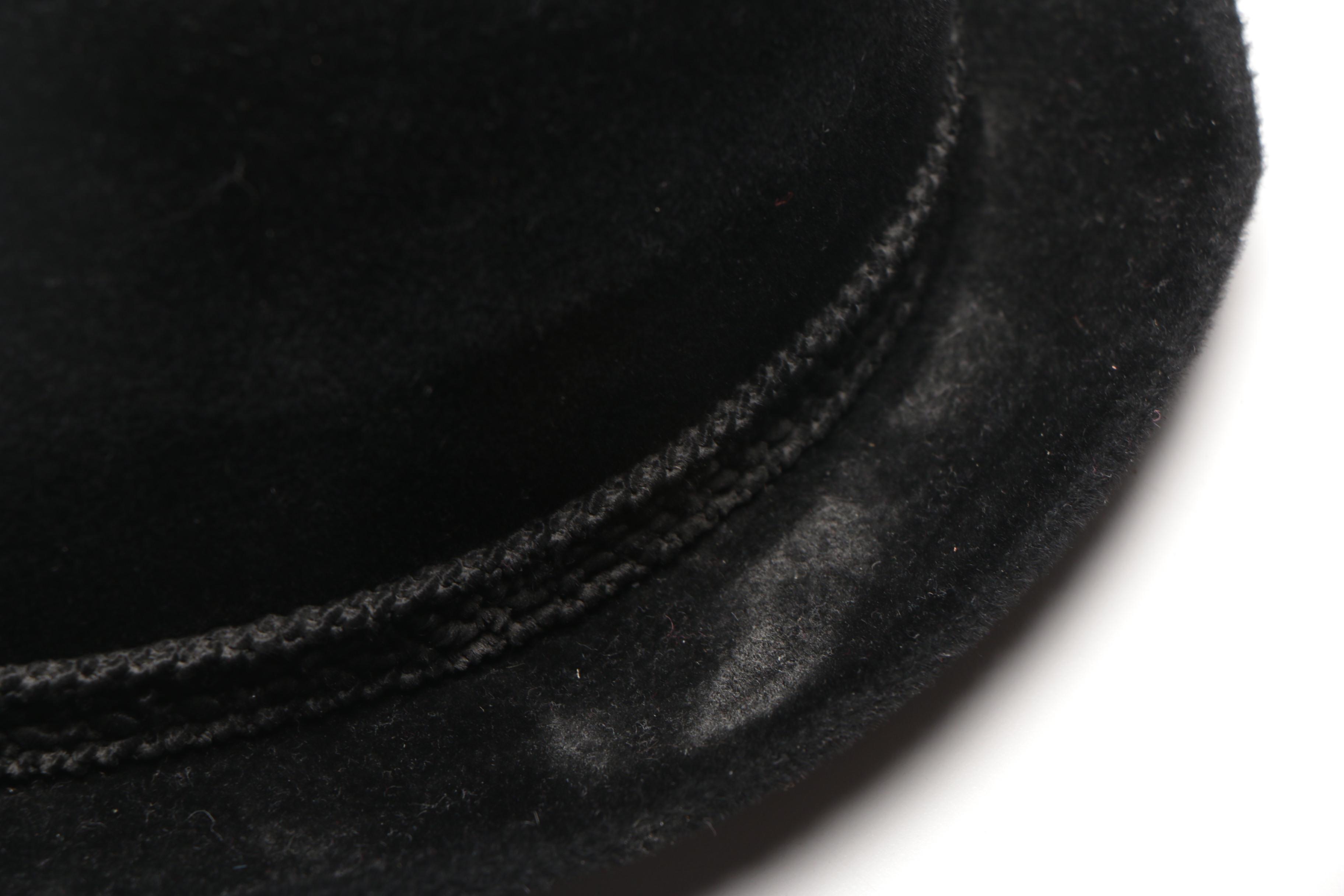 Assorted Black Fedoras