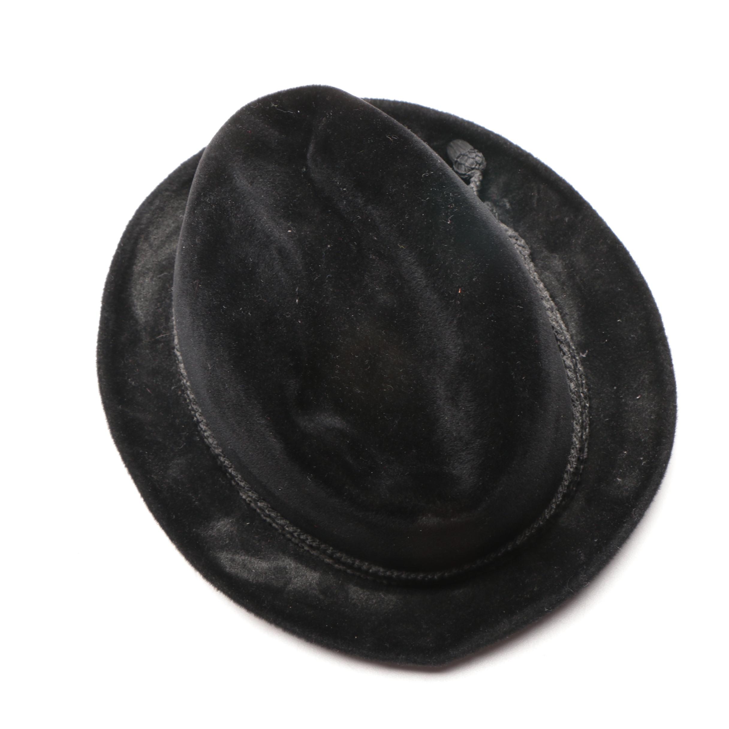 Assorted Black Fedoras