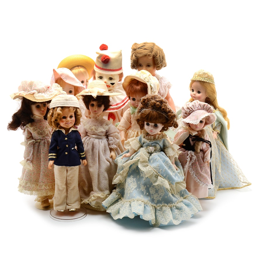 Collection of Madame Alexander and Effanbee Dolls