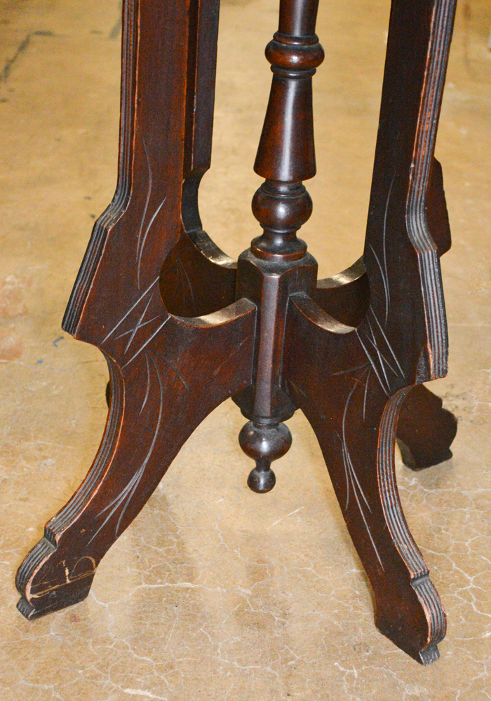 Eastlake Marble Top Side Table
