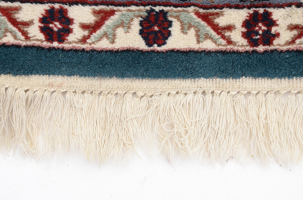 Hand-Knotted Indo-Persian Wool Area Rug