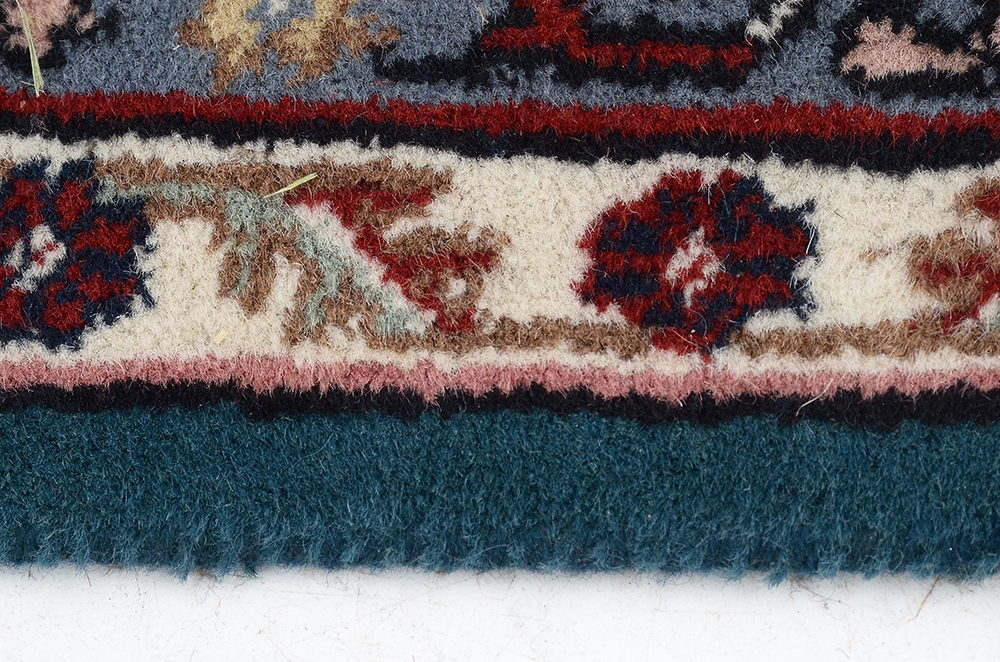 Hand-Knotted Indo-Persian Wool Area Rug