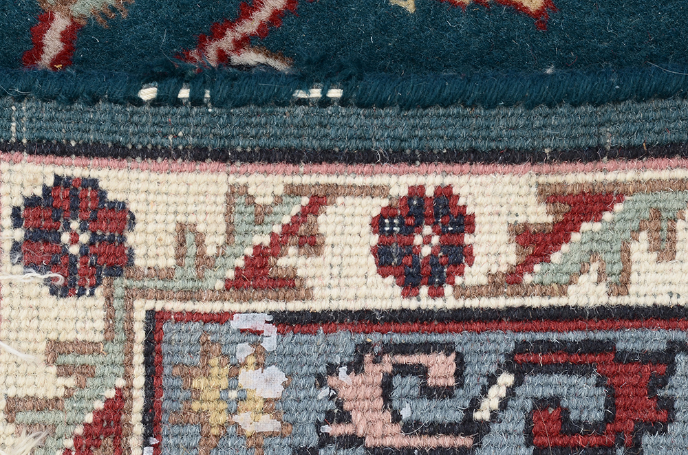 Hand-Knotted Indo-Persian Wool Area Rug