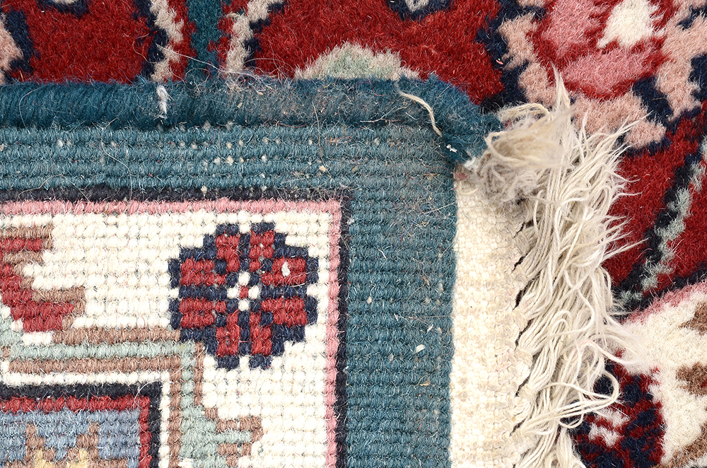 Hand-Knotted Indo-Persian Wool Area Rug