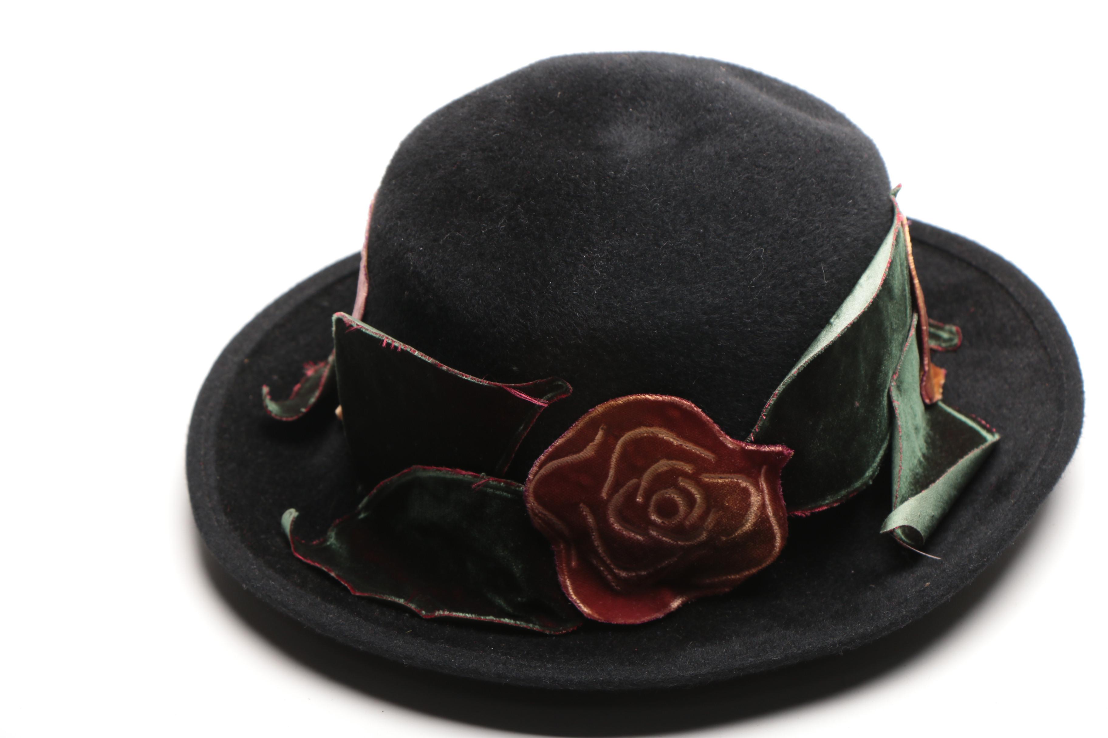 Assortment of Hats Including Calvin Klein