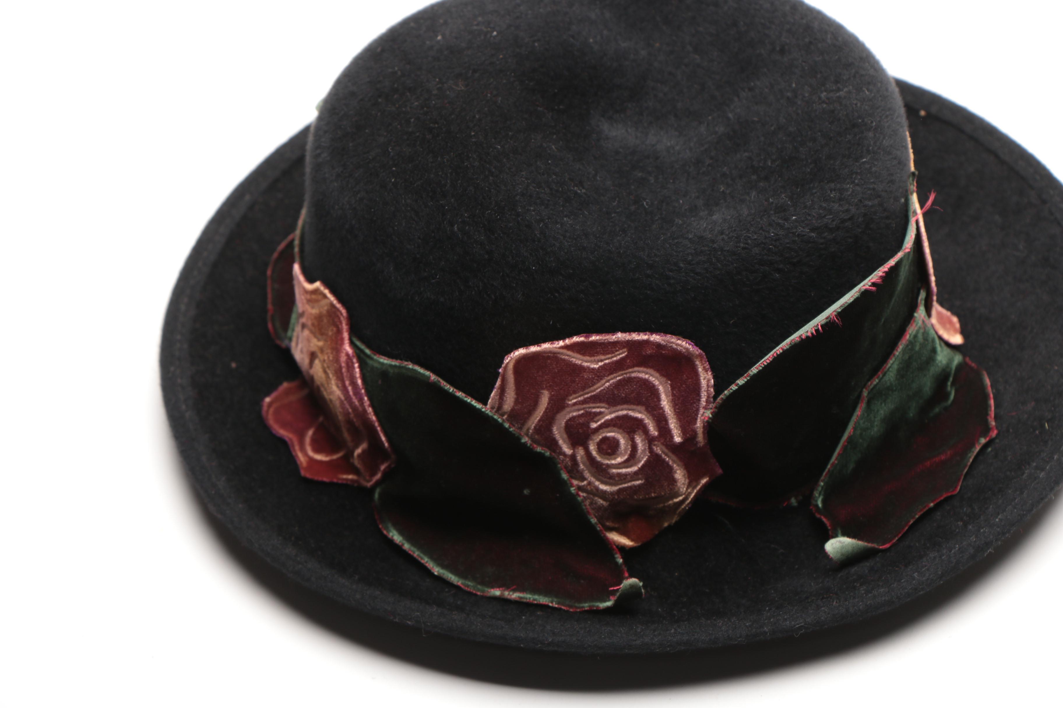 Assortment of Hats Including Calvin Klein