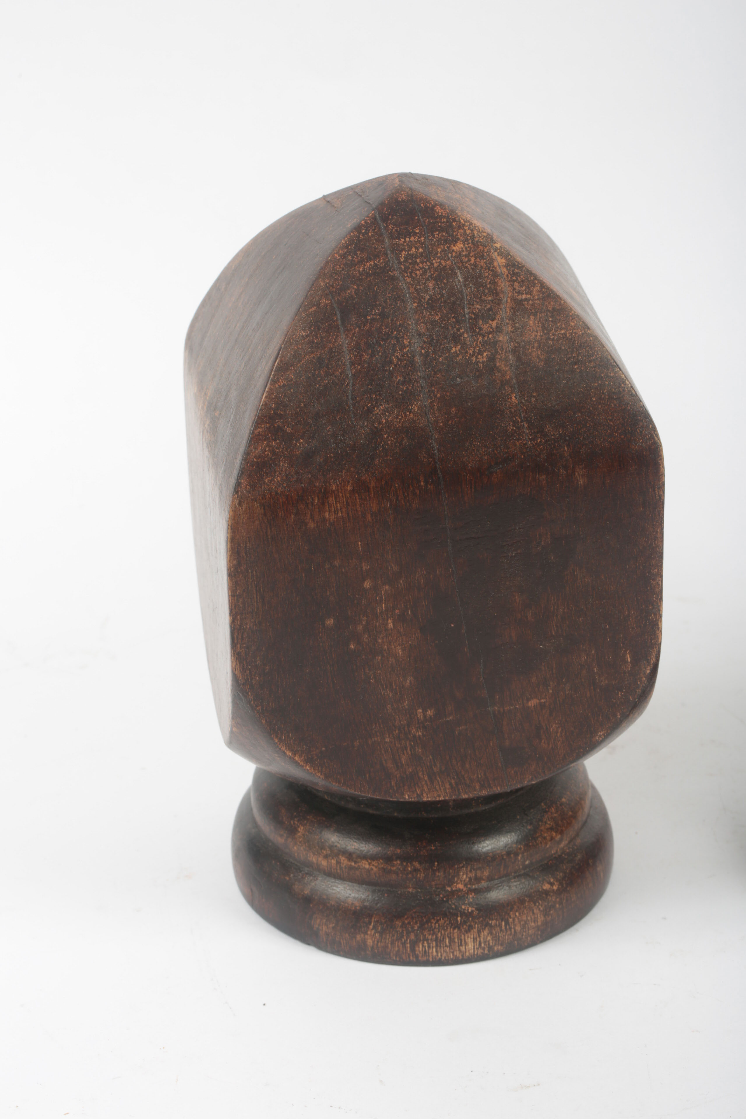 Three Contemporary Decorative Wooden Finials