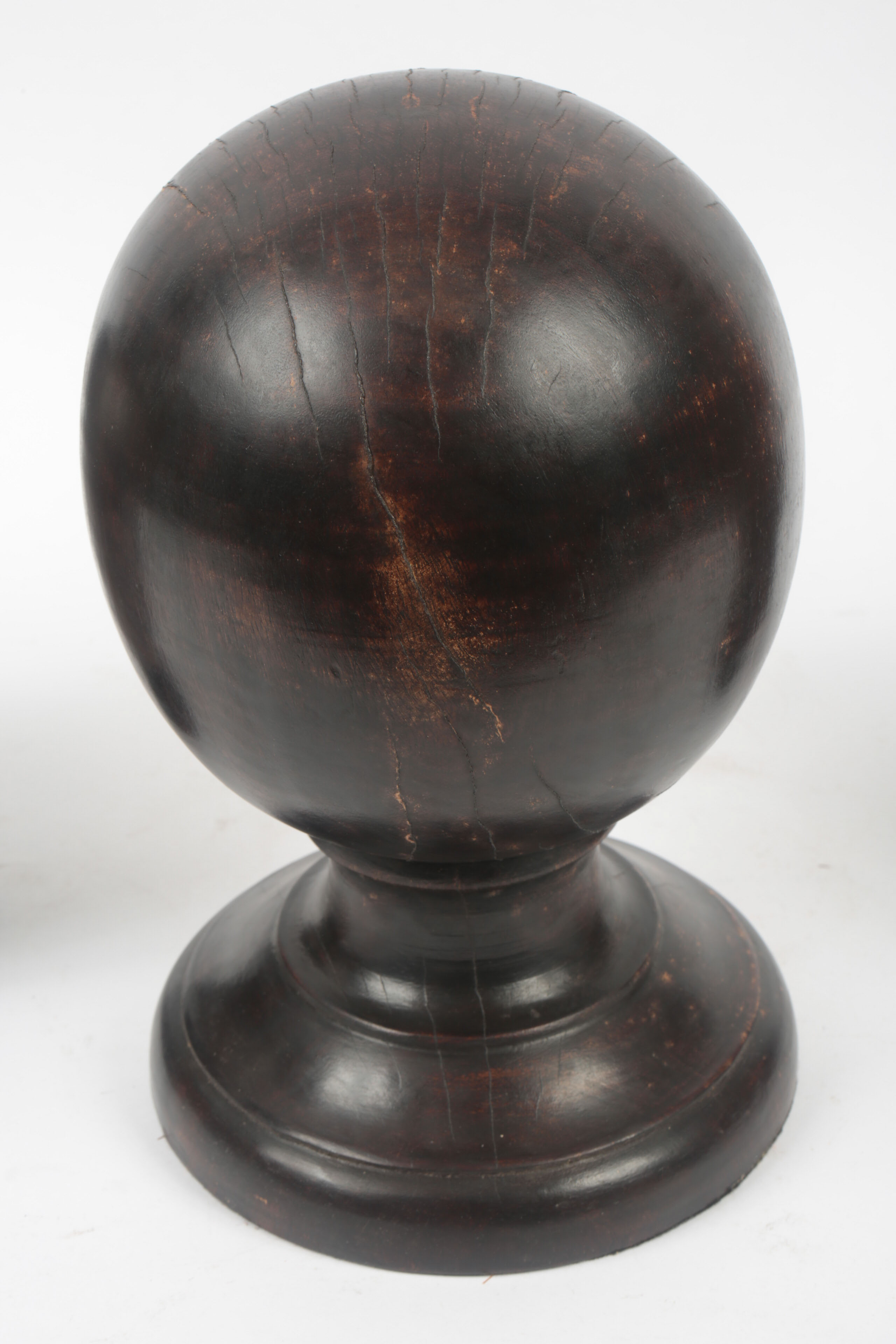 Three Contemporary Decorative Wooden Finials