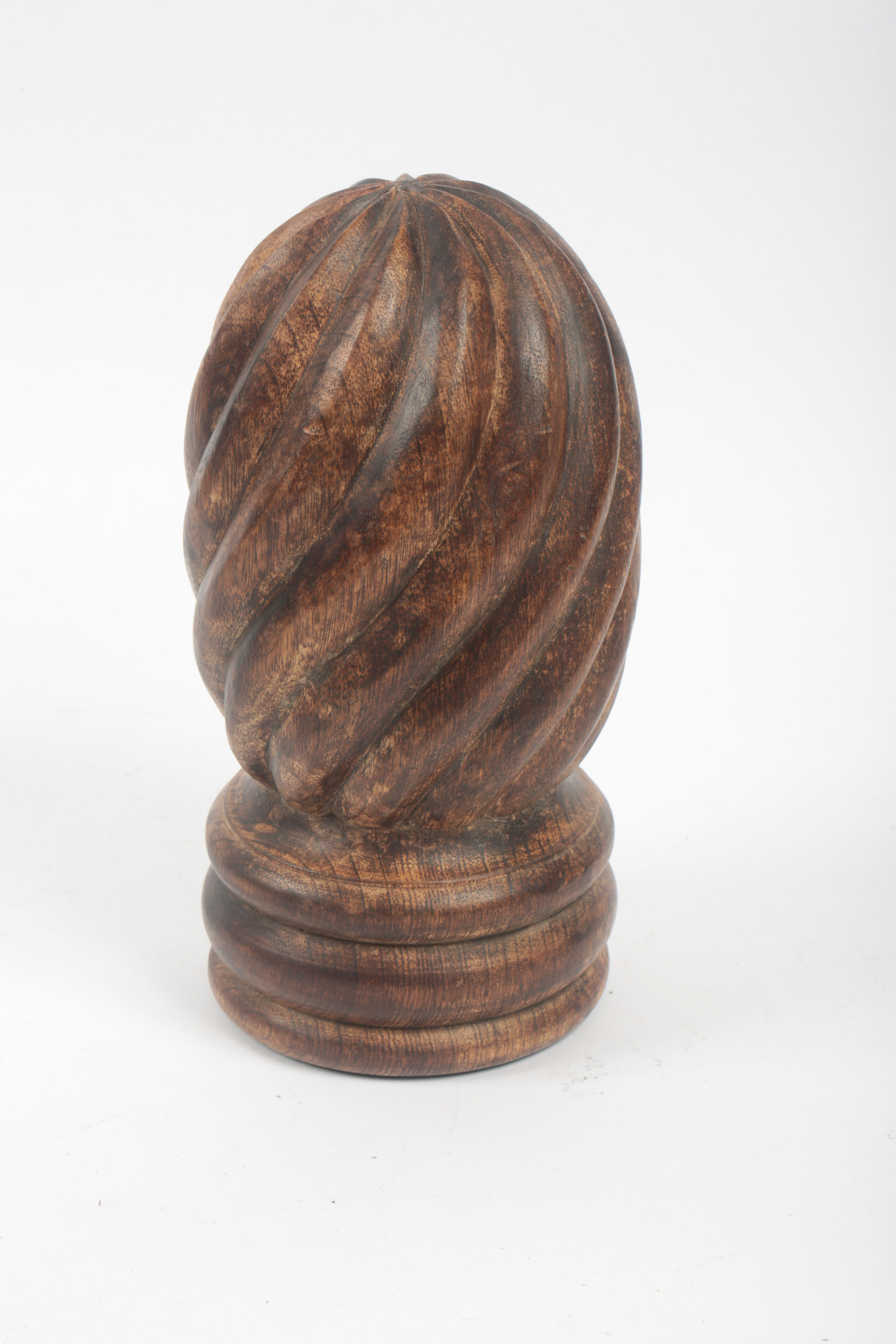 Three Contemporary Decorative Wooden Finials
