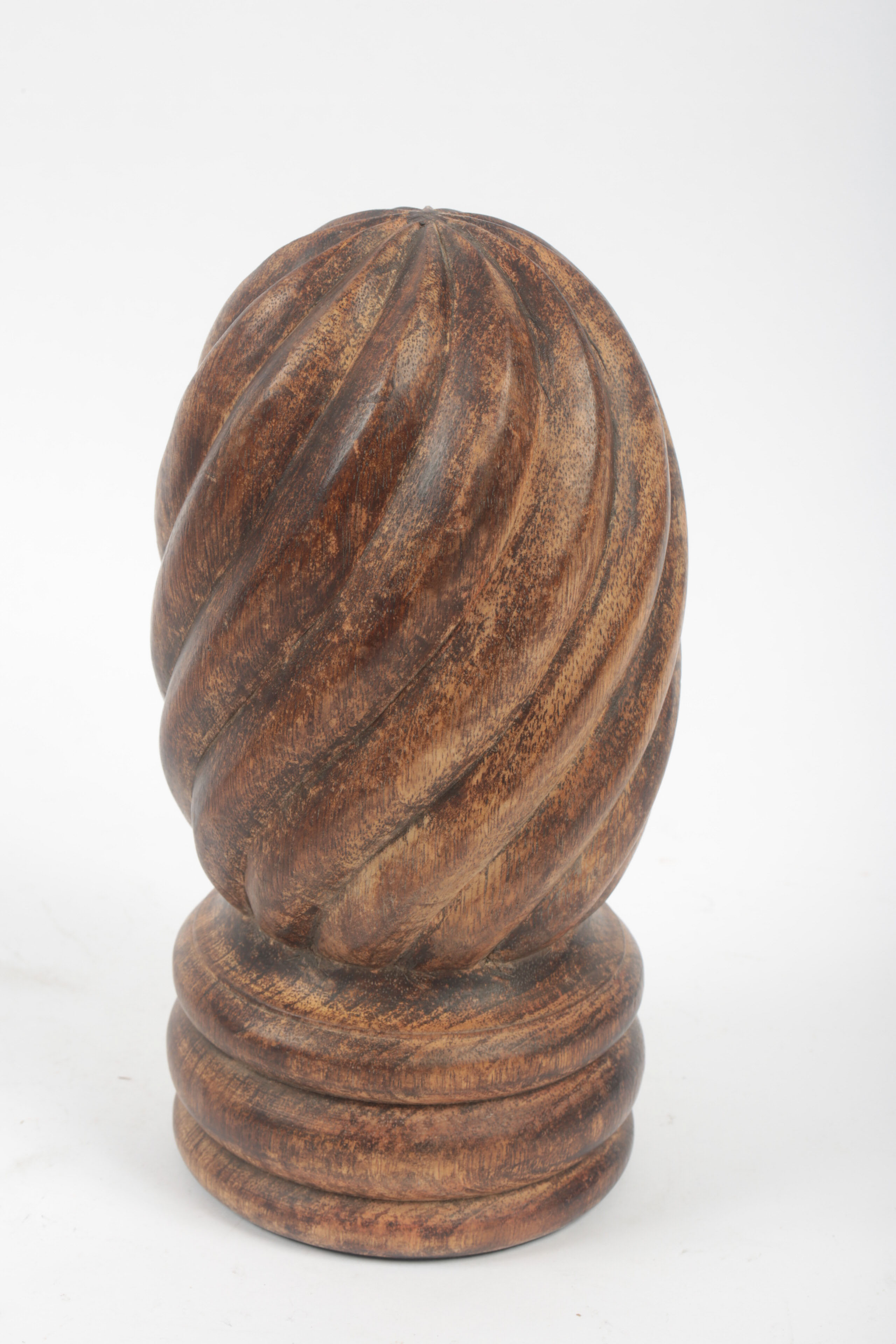 Three Contemporary Decorative Wooden Finials