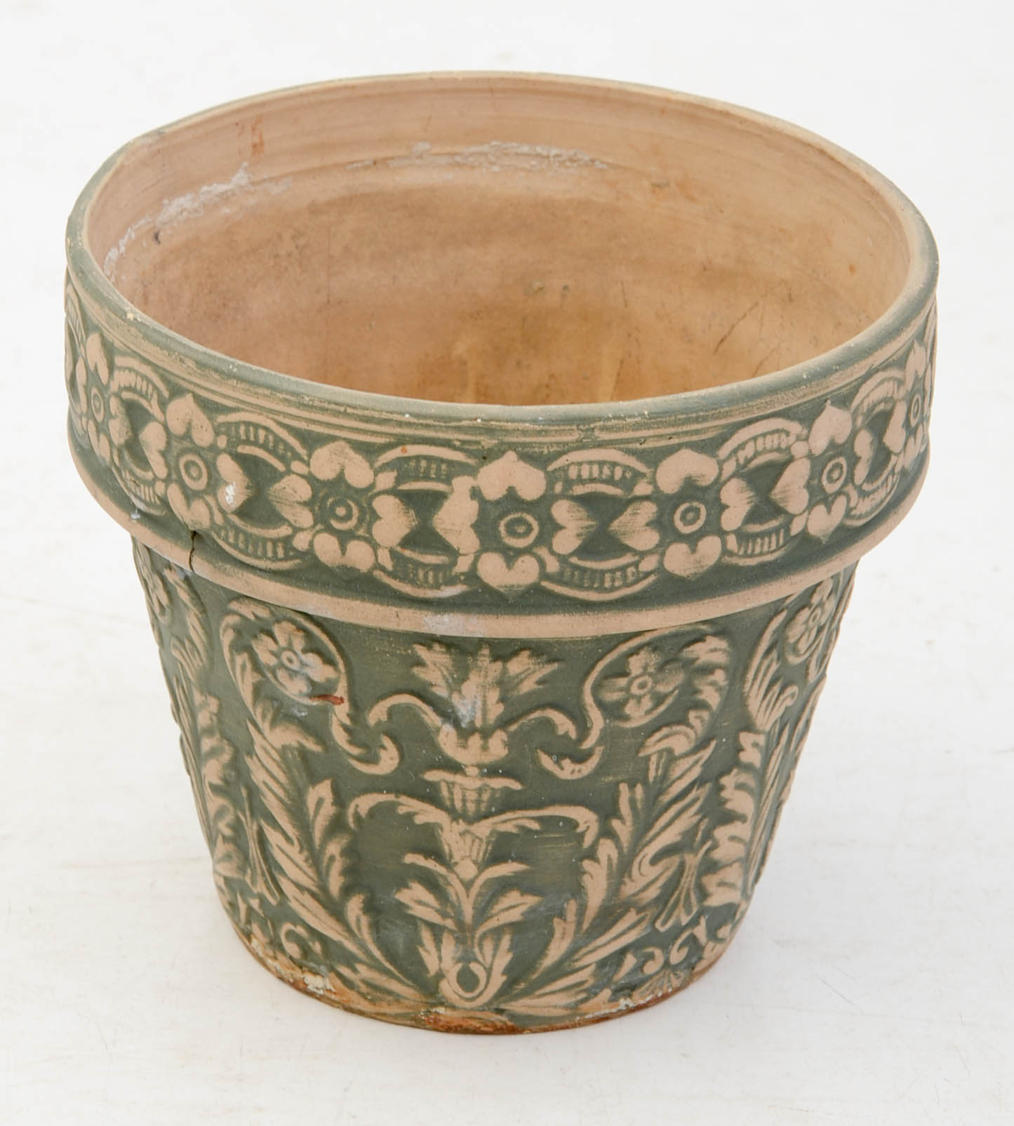 Brush Ware Style Earthenware Pots