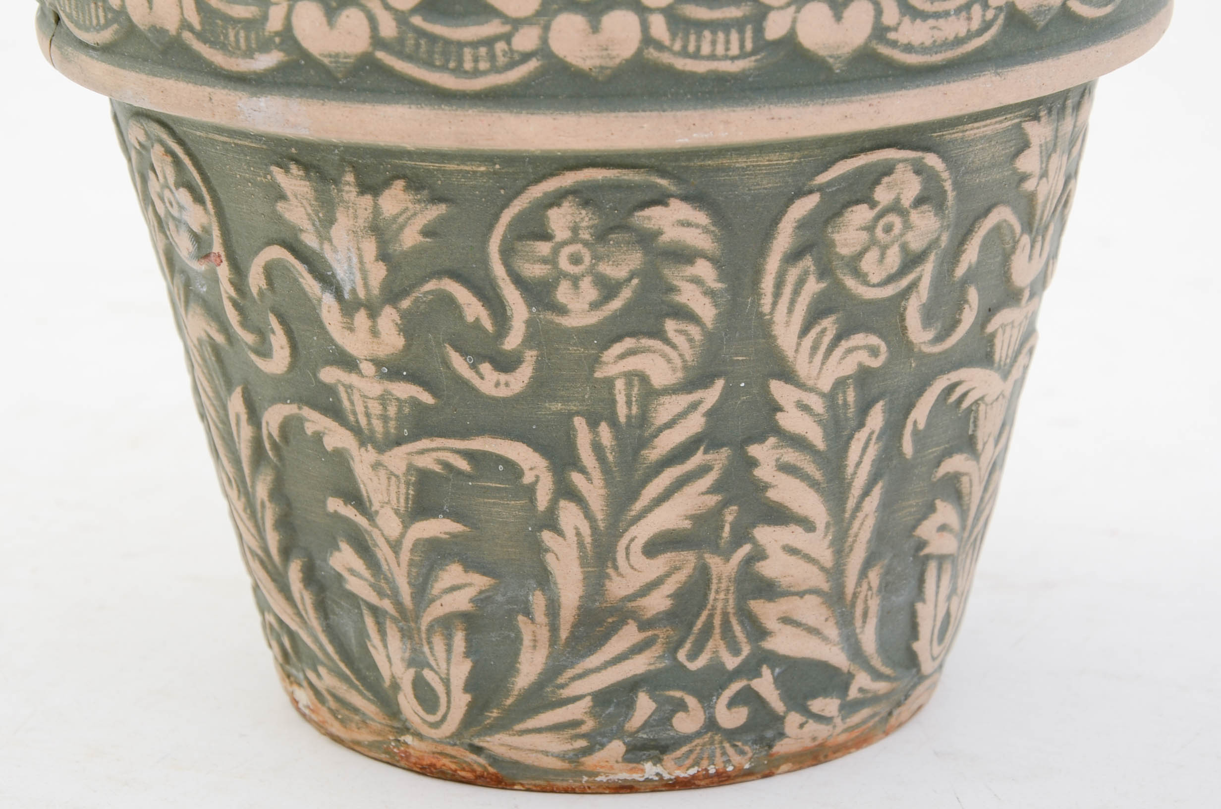 Brush Ware Style Earthenware Pots