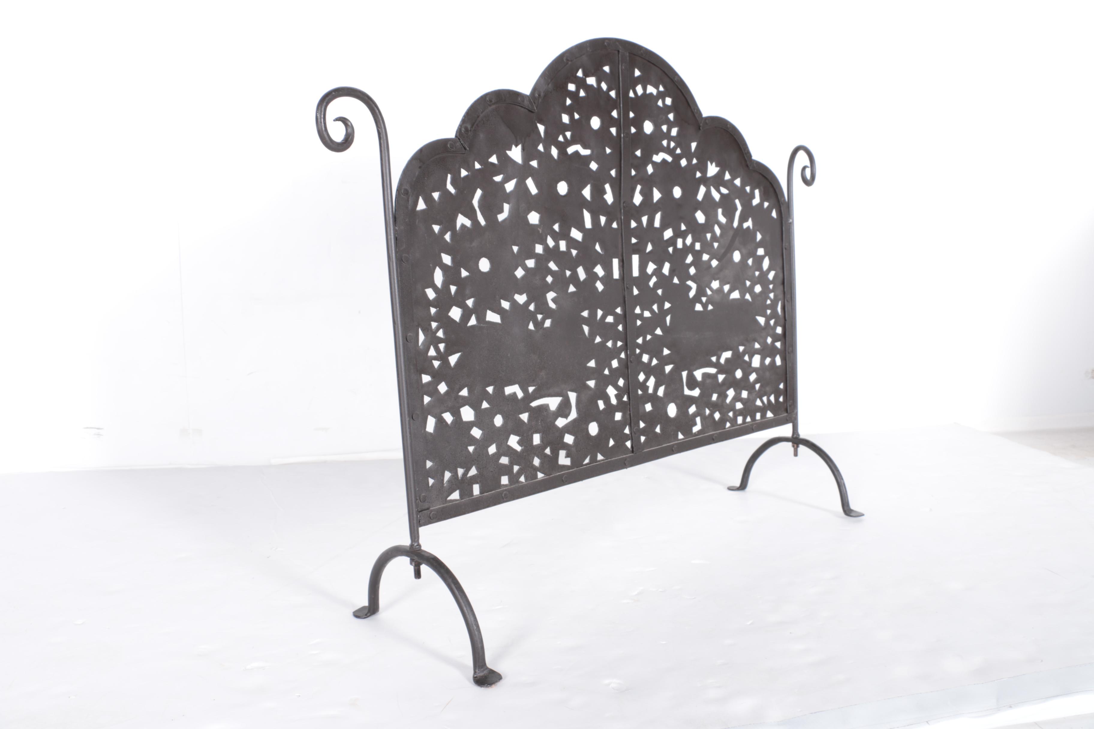 Metal Fireplace Screen