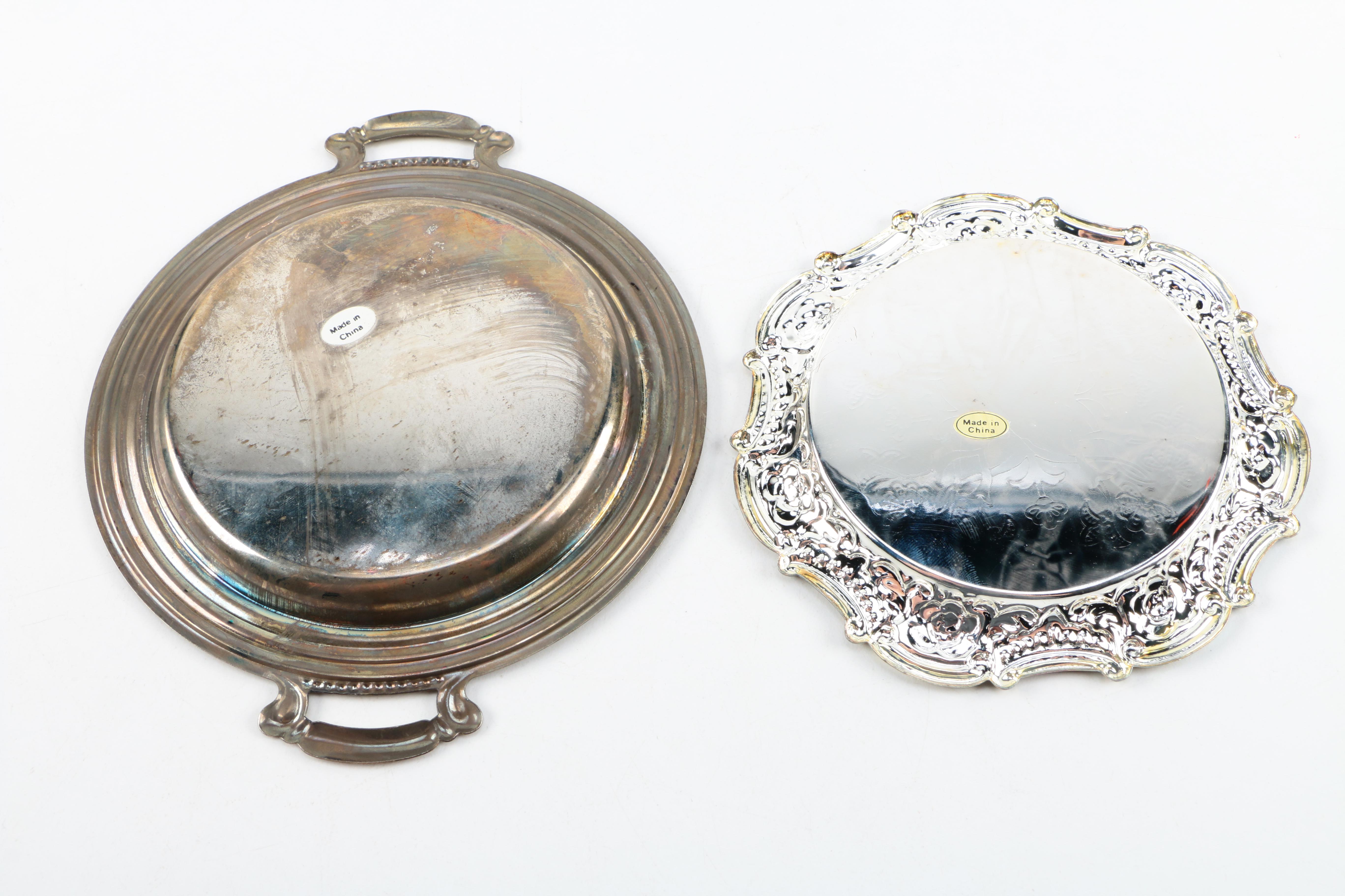 Silver-Plate and Silver-Tone Servingware Including F. B. Rogers