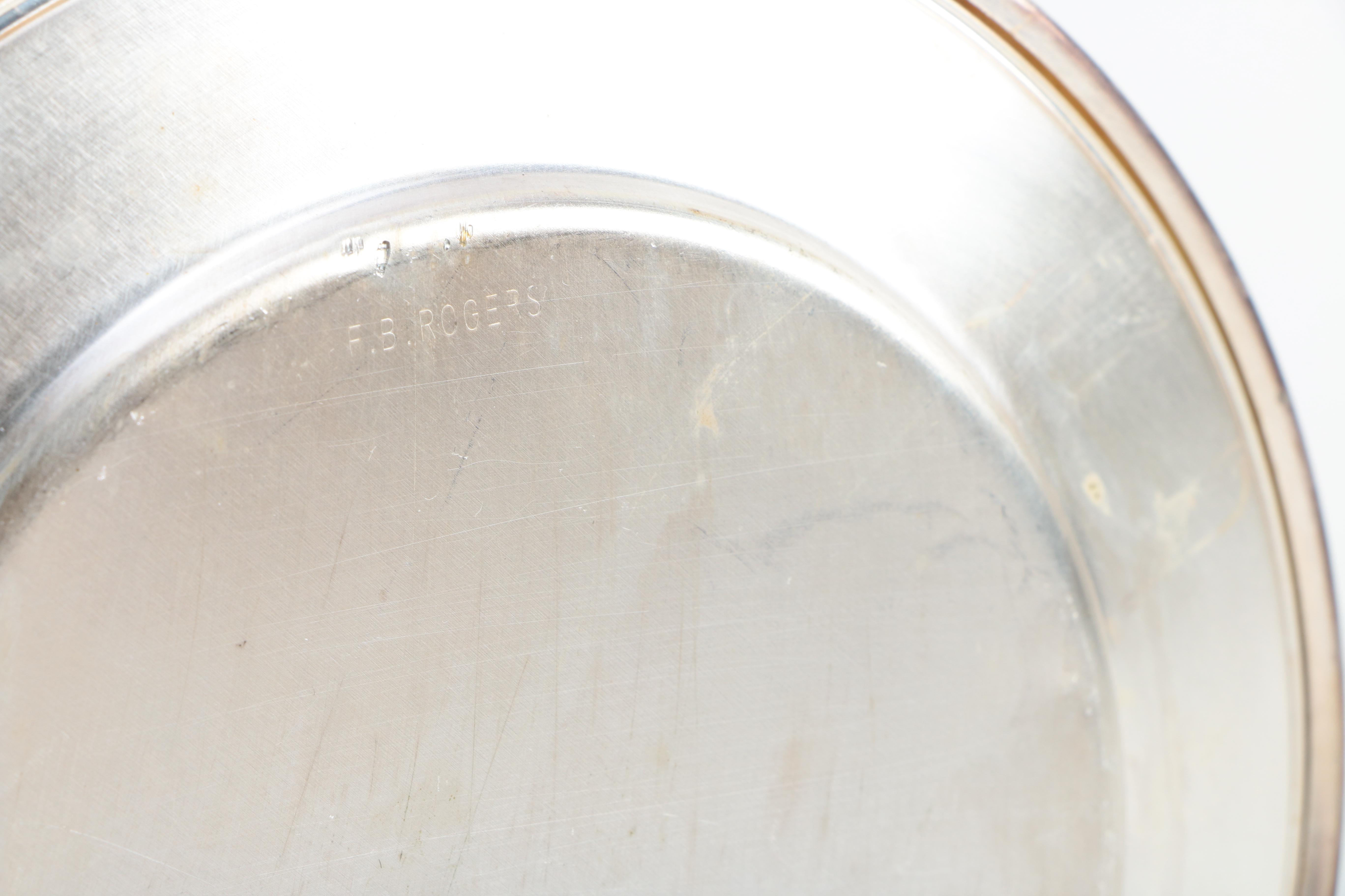 Silver-Plate and Silver-Tone Servingware Including F. B. Rogers