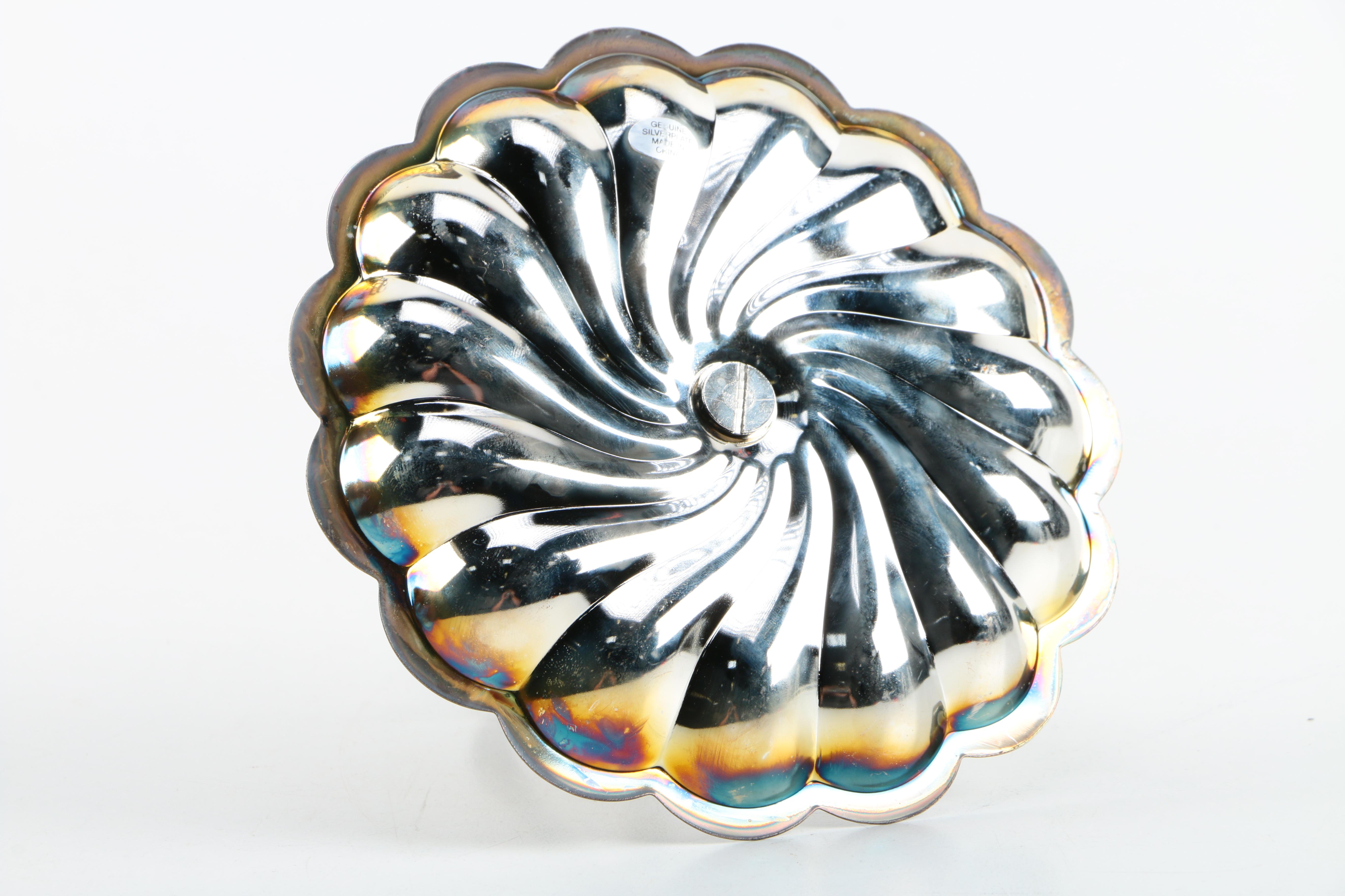 Silver-Plate and Silver-Tone Servingware Including F. B. Rogers