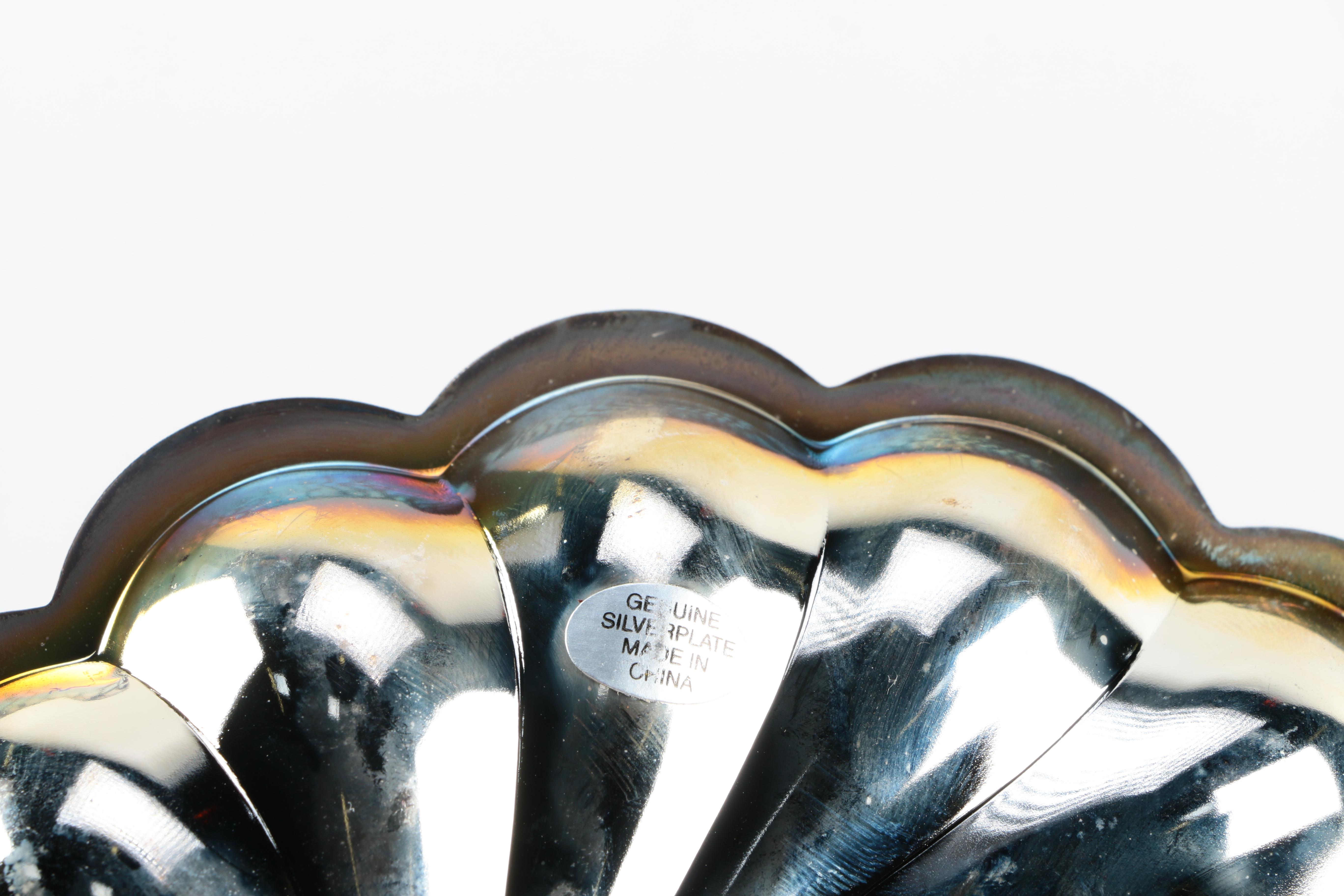 Silver-Plate and Silver-Tone Servingware Including F. B. Rogers