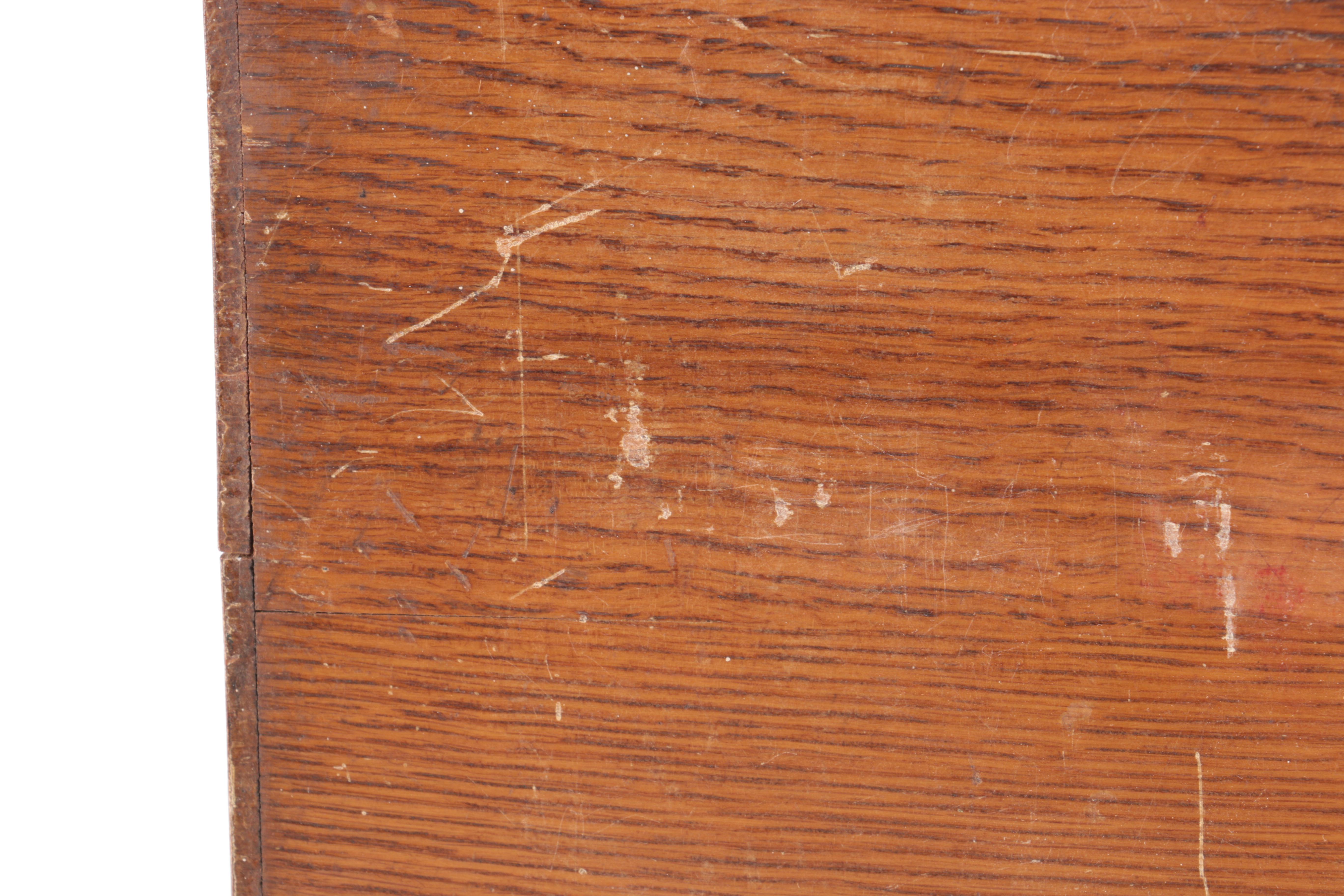 Vintage Oak Two-Drawer Index Card File by Weis