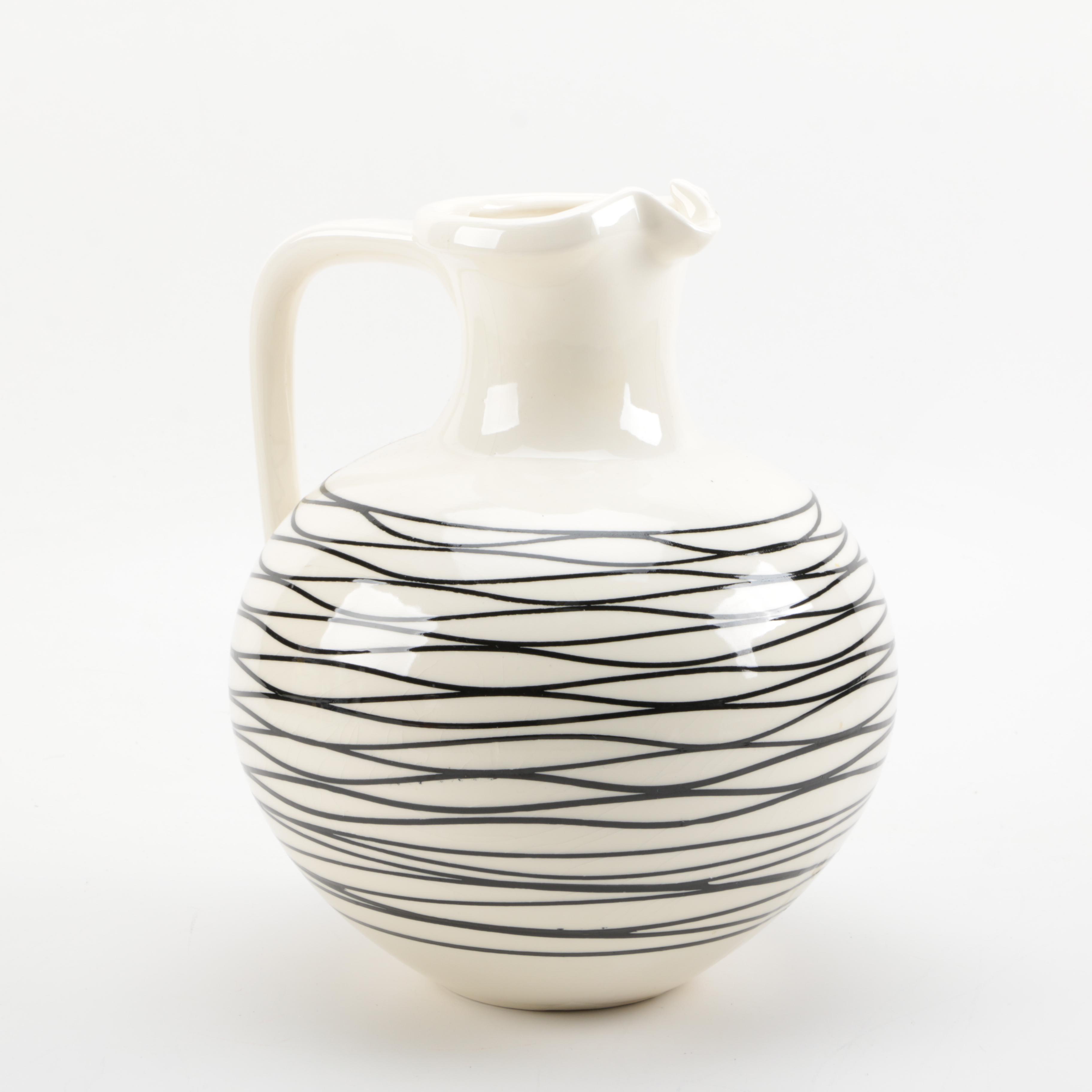 1970s Haeger Pottery Ceramic Pitcher