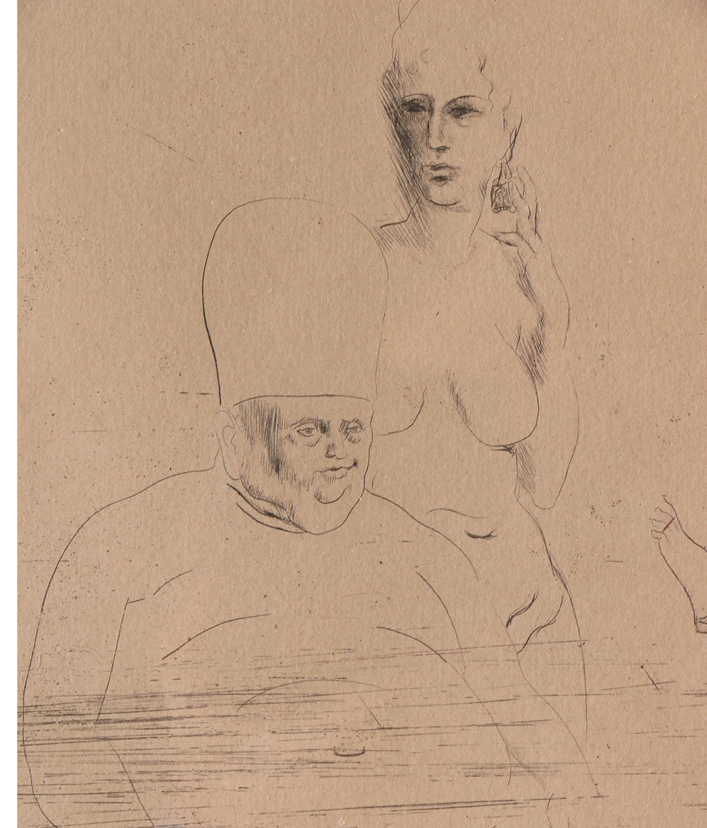 Pablo Picasso 1905 Drypoint Etching on Paper "Salomé"