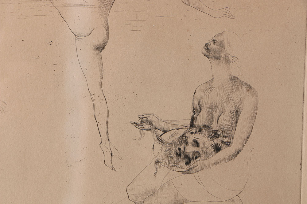 Pablo Picasso 1905 Drypoint Etching on Paper "Salomé"