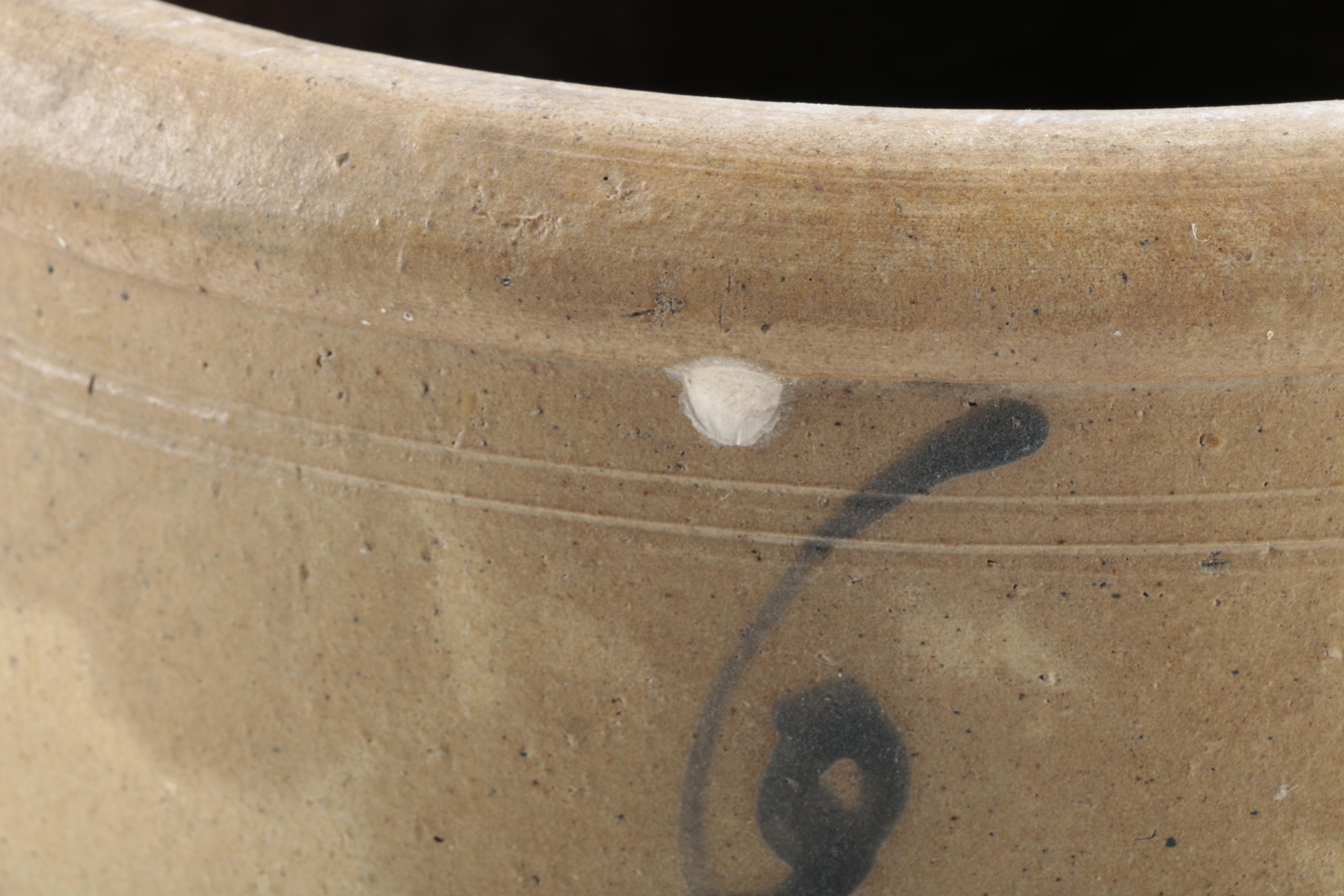 Vintage 6 Gallon Stoneware Crock