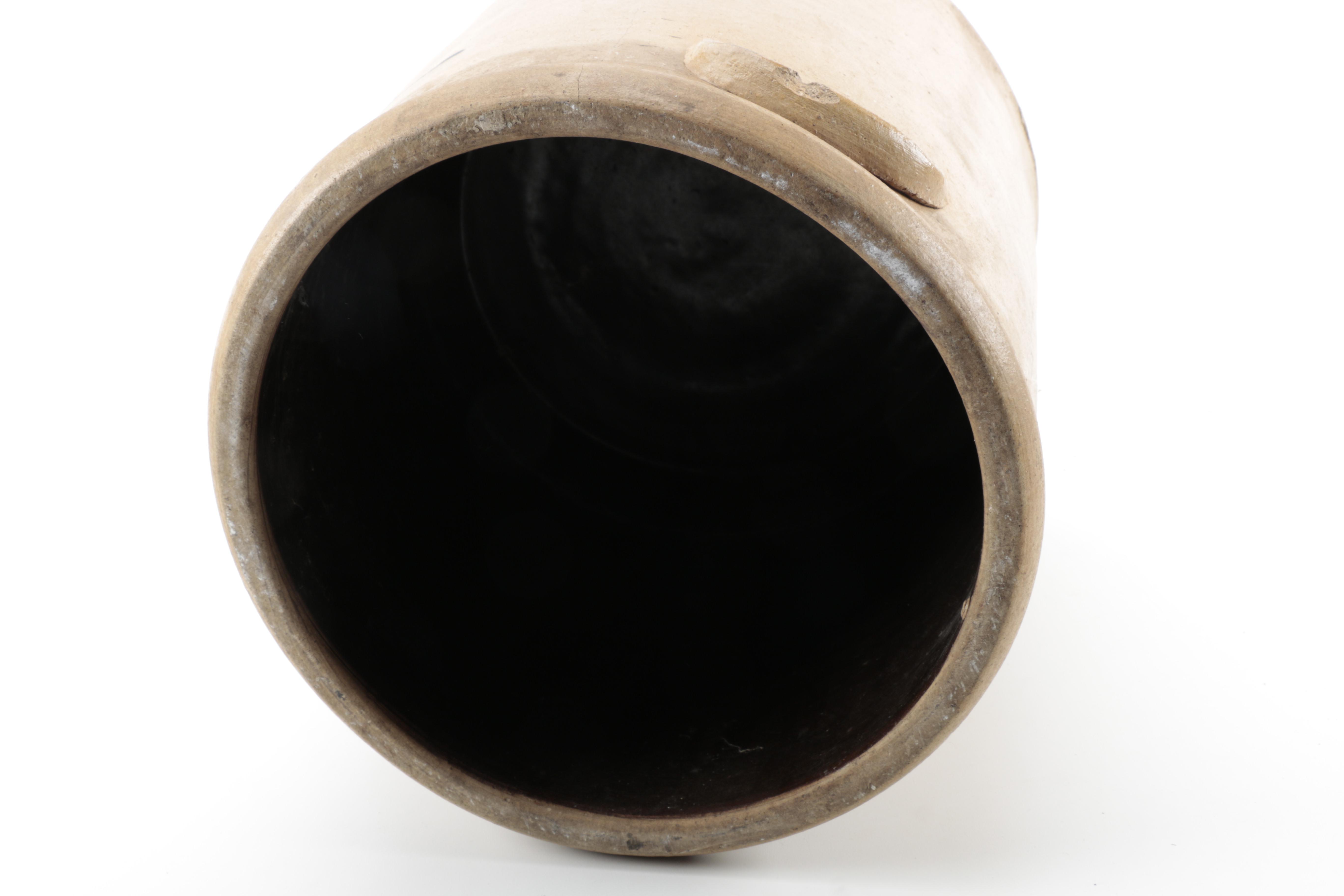 Vintage 6 Gallon Stoneware Crock