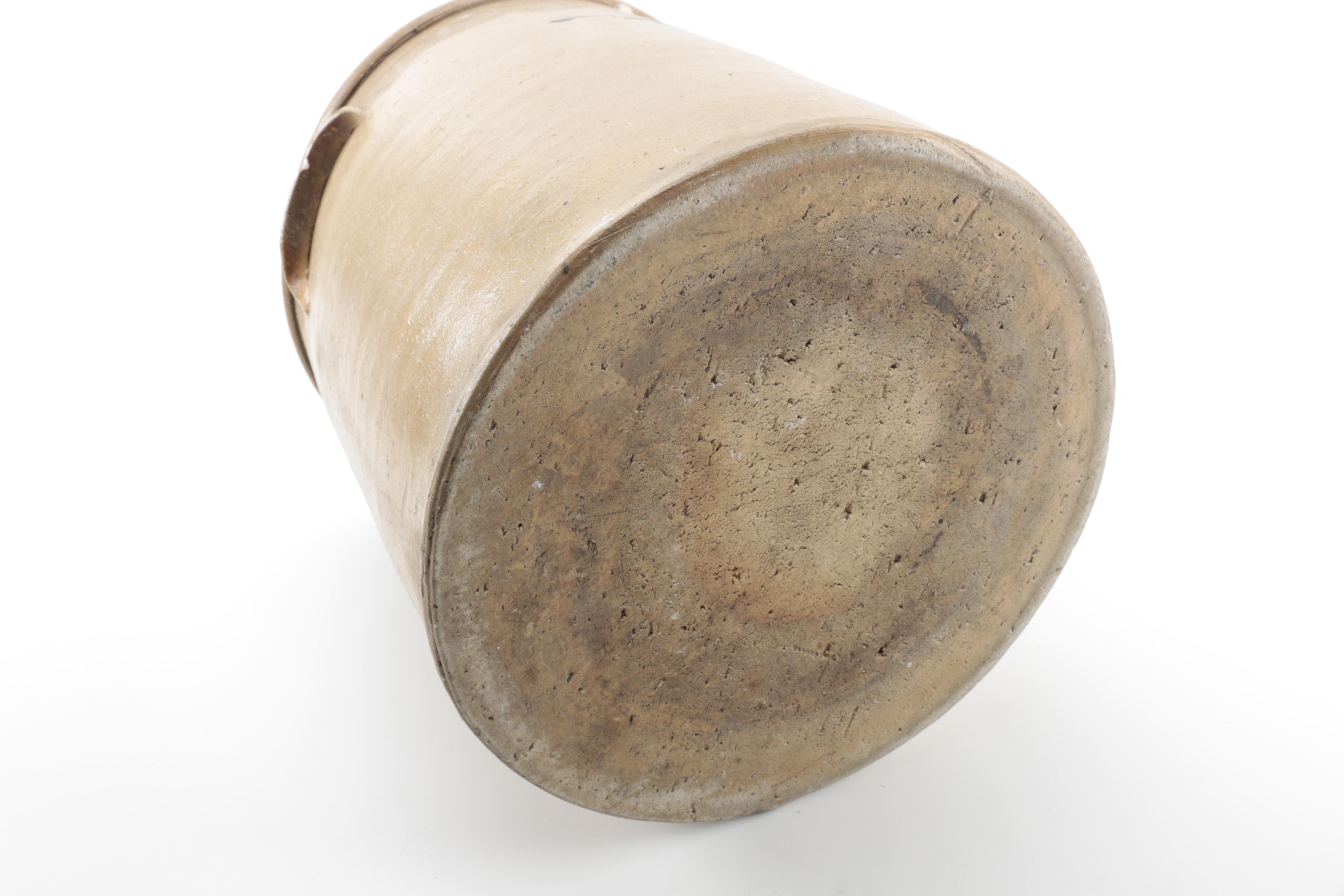 Vintage 6 Gallon Stoneware Crock