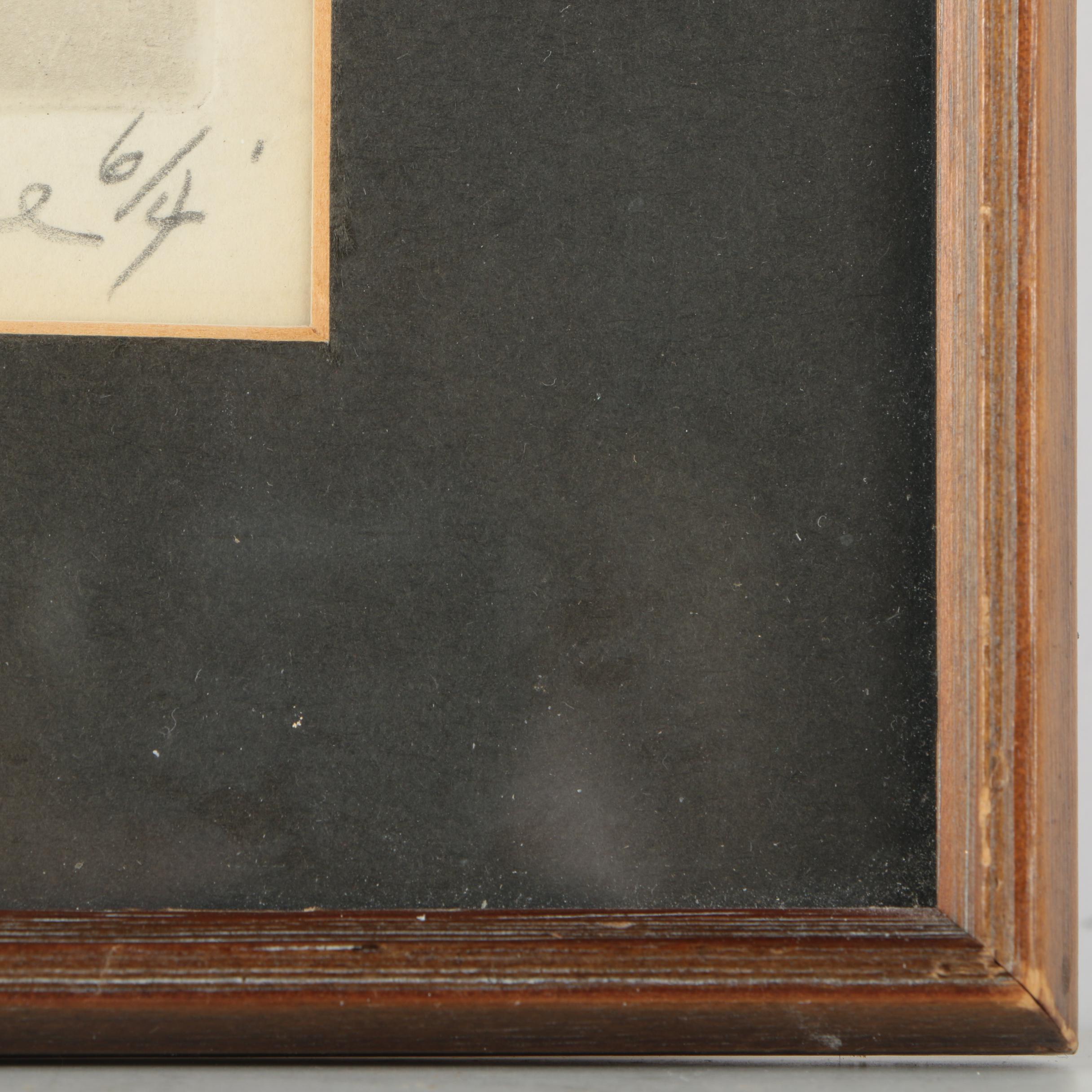 Ethel Morehouse Engraving "Reflections"