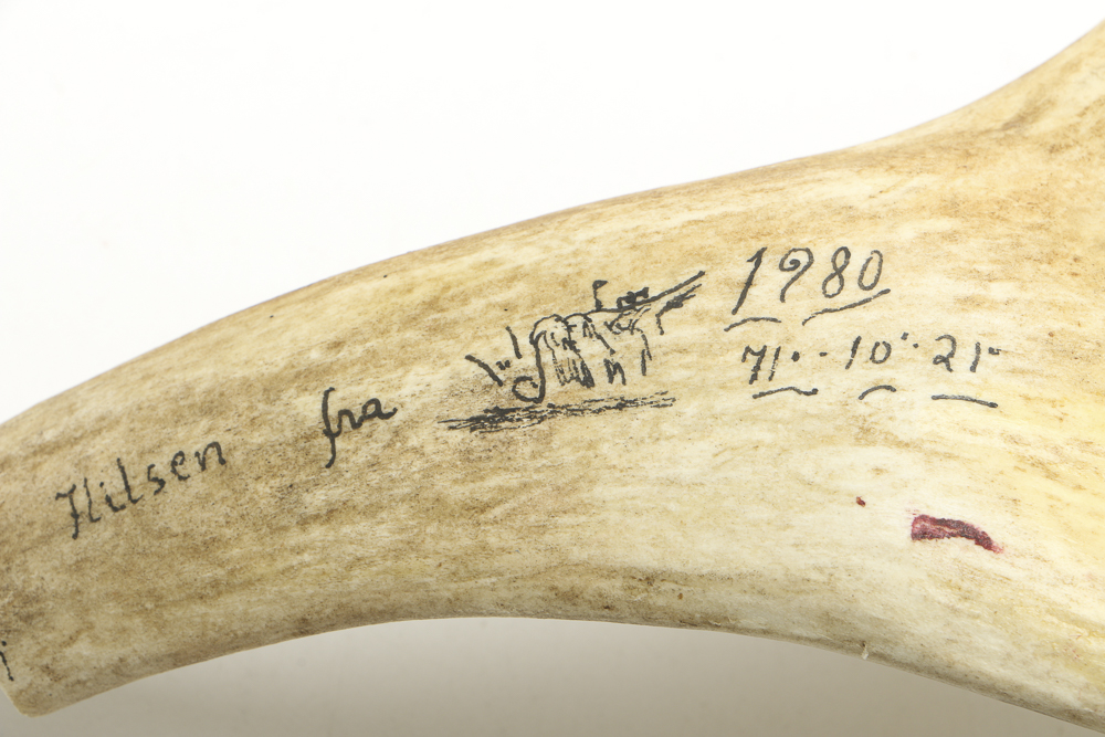 Vintage Norwegian Moose Antler Bottle Opener