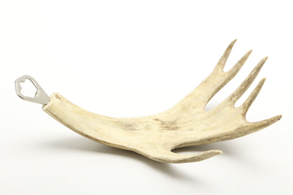 Vintage Norwegian Moose Antler Bottle Opener