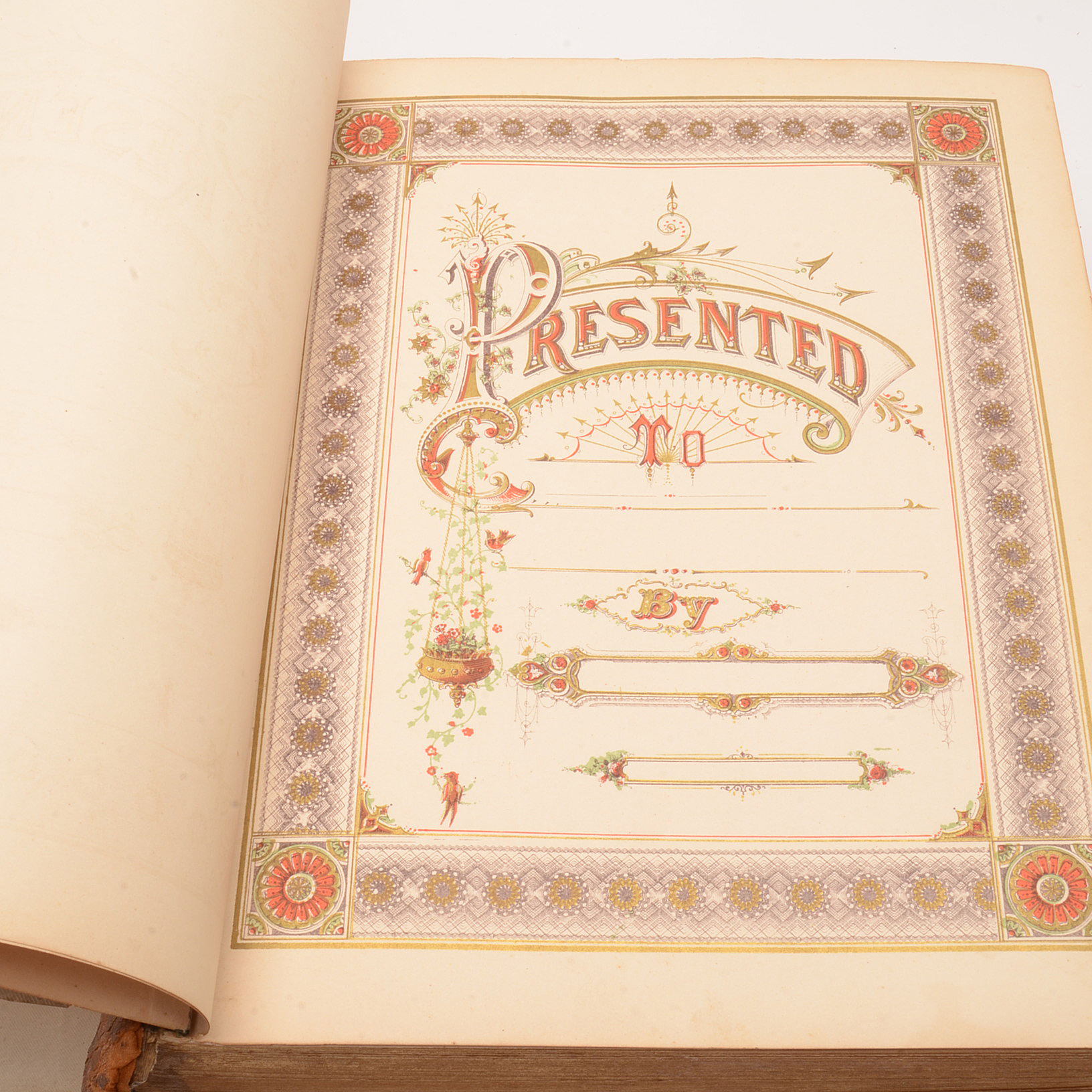 Antique Victorian Pictorial Bible