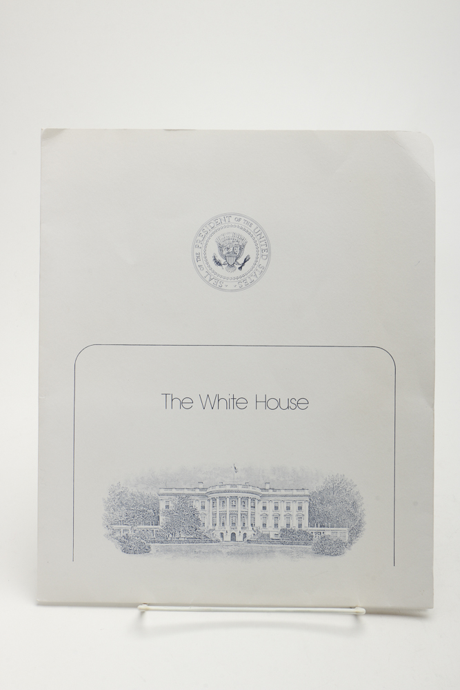 Signed Photo with President Reagan, E.  Doyle and Dr. Schuller