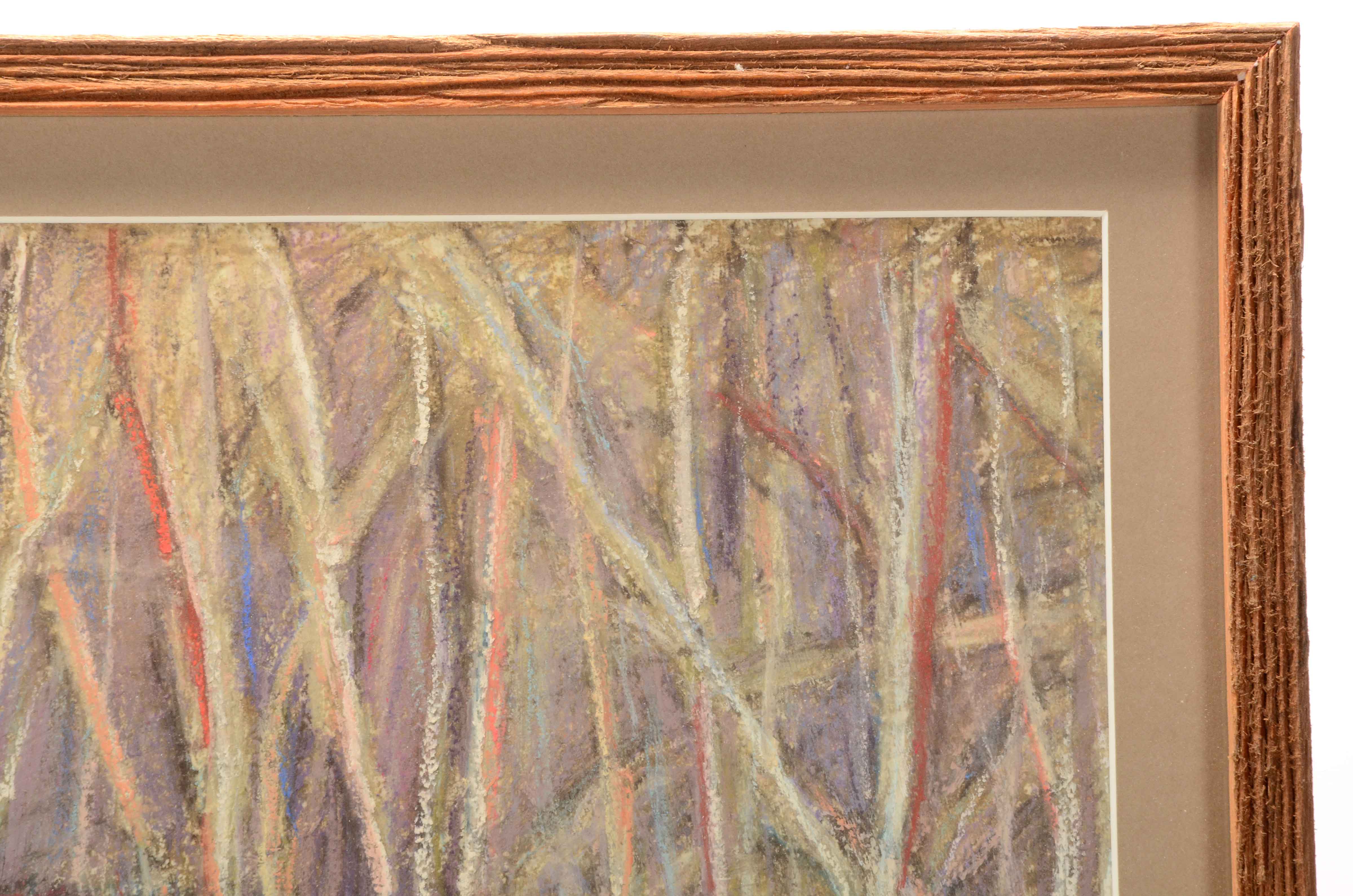 C. Swisshelm Original Signed Pastel Drawing