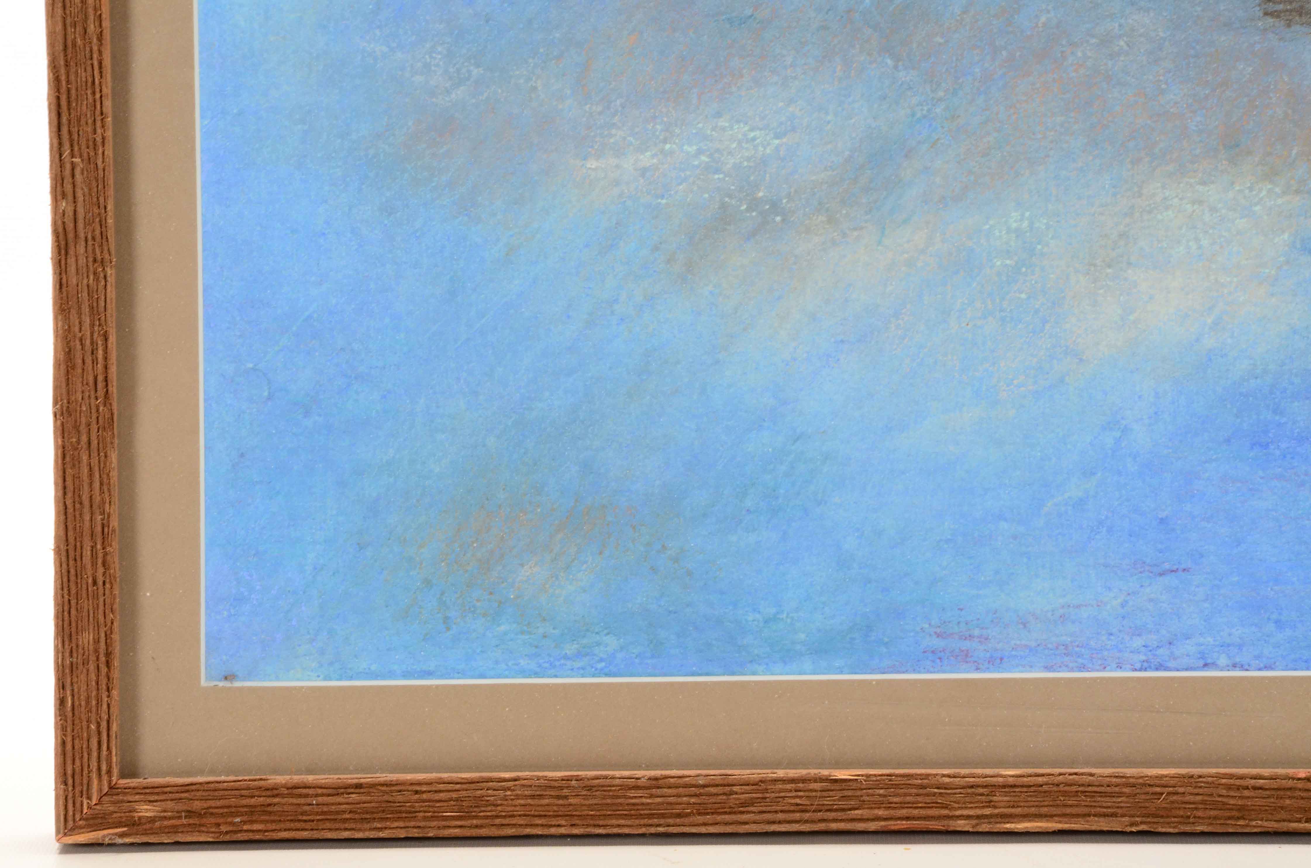 C. Swisshelm Original Signed Pastel Drawing