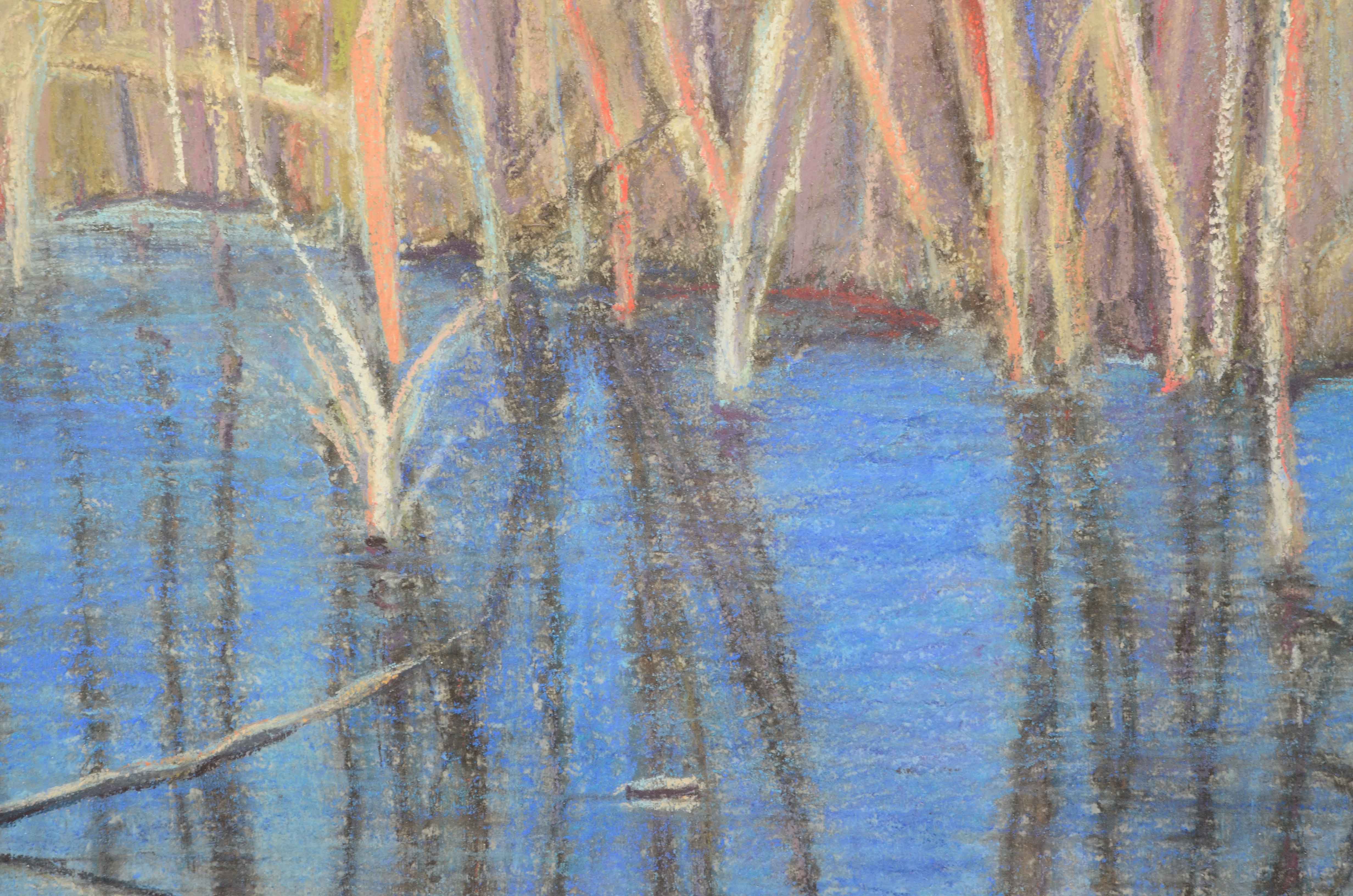 C. Swisshelm Original Signed Pastel Drawing