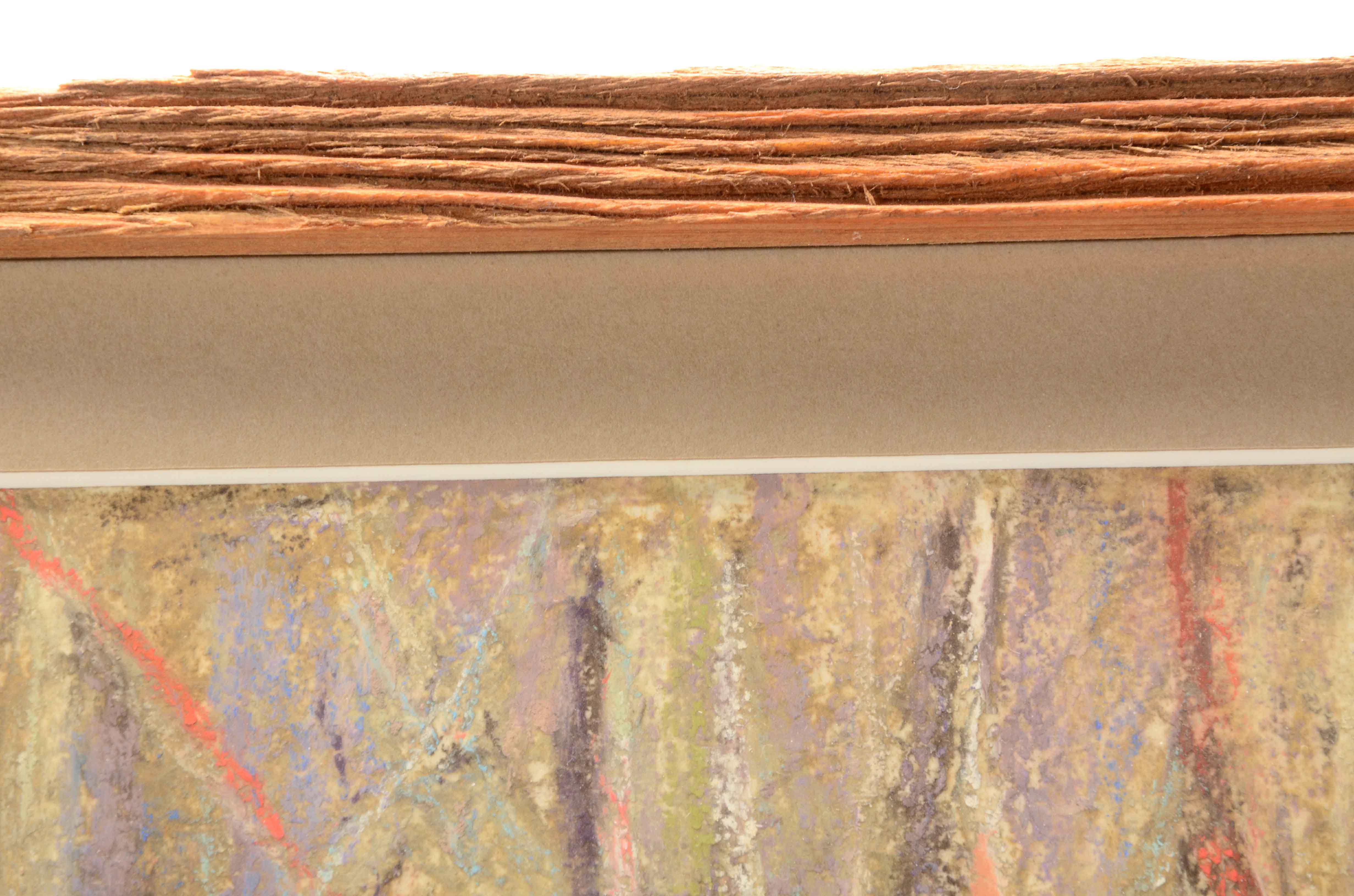 C. Swisshelm Original Signed Pastel Drawing