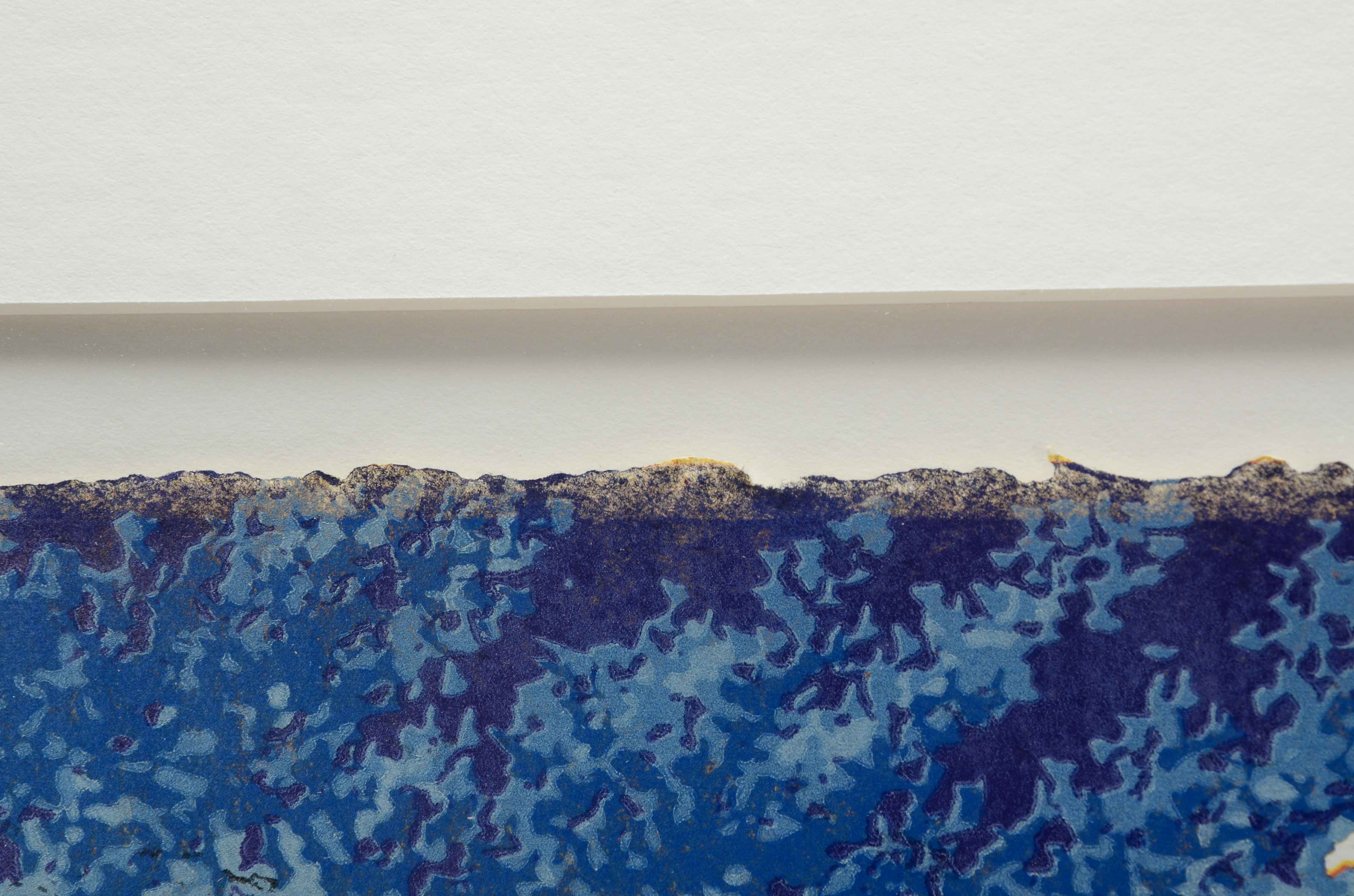 "View from Orvieto" Linocut Print By Mary Mark