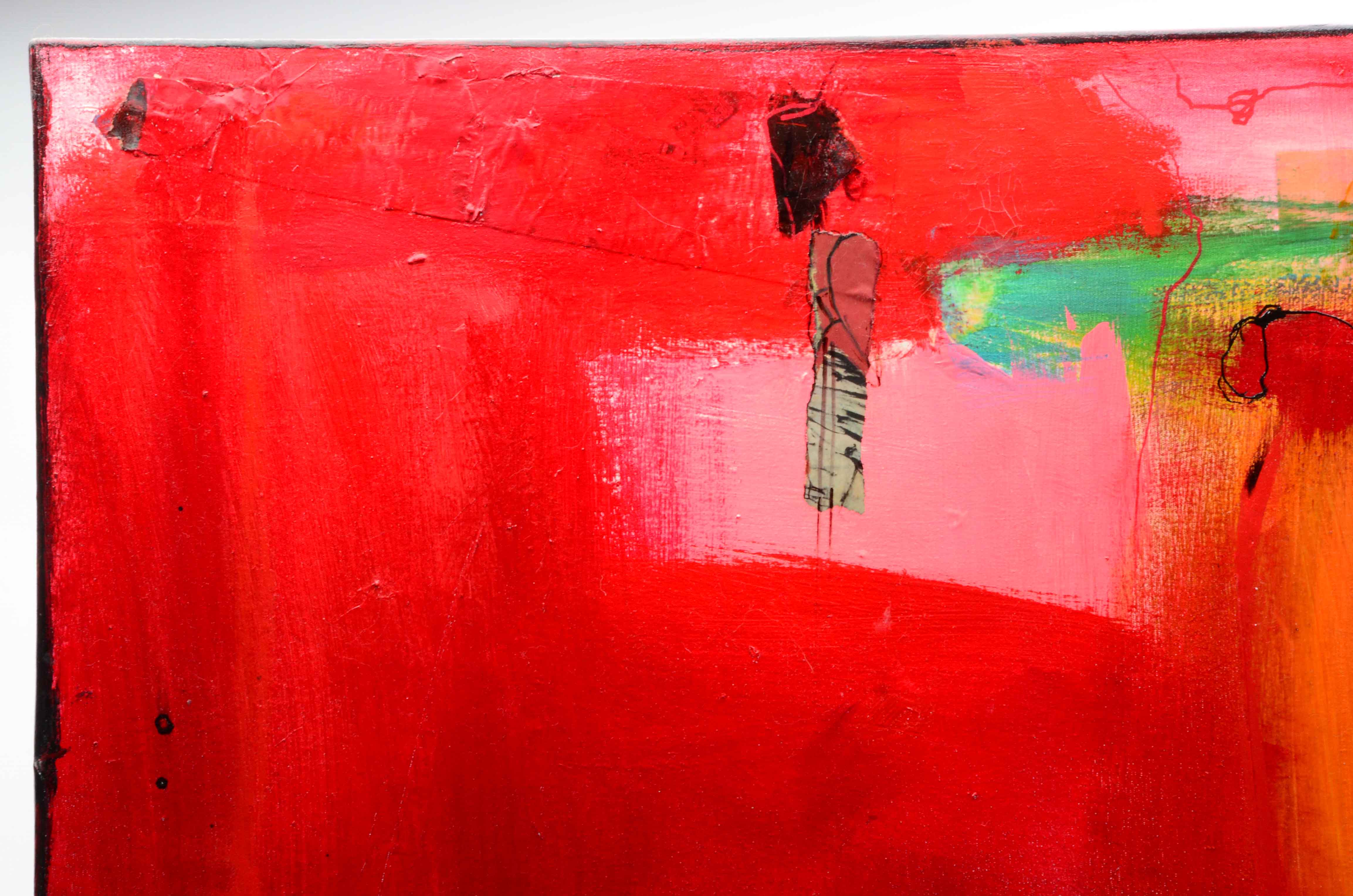 Suzanne Lambert Original 2004 Mixed Media Abstract Painting