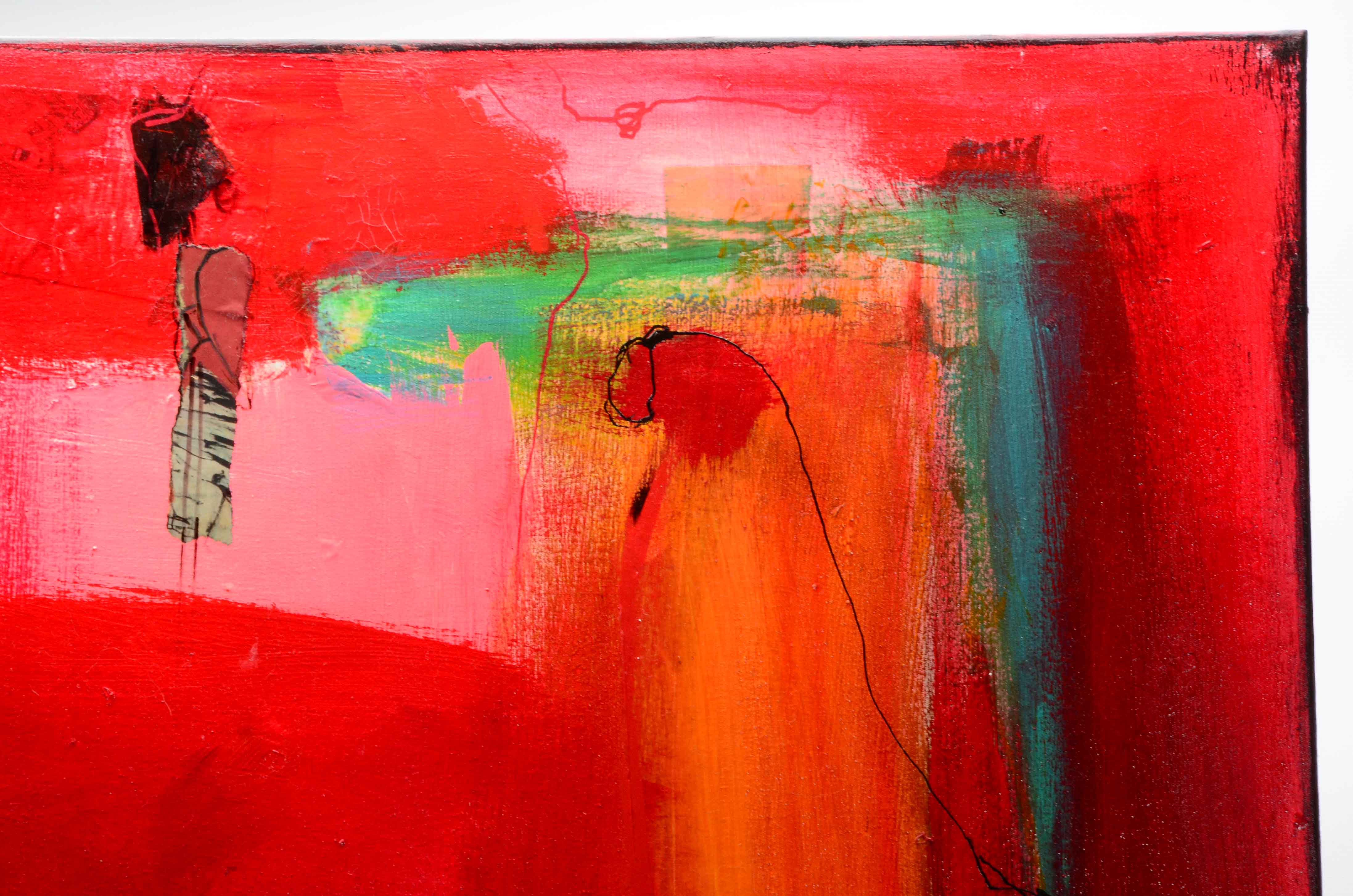 Suzanne Lambert Original 2004 Mixed Media Abstract Painting